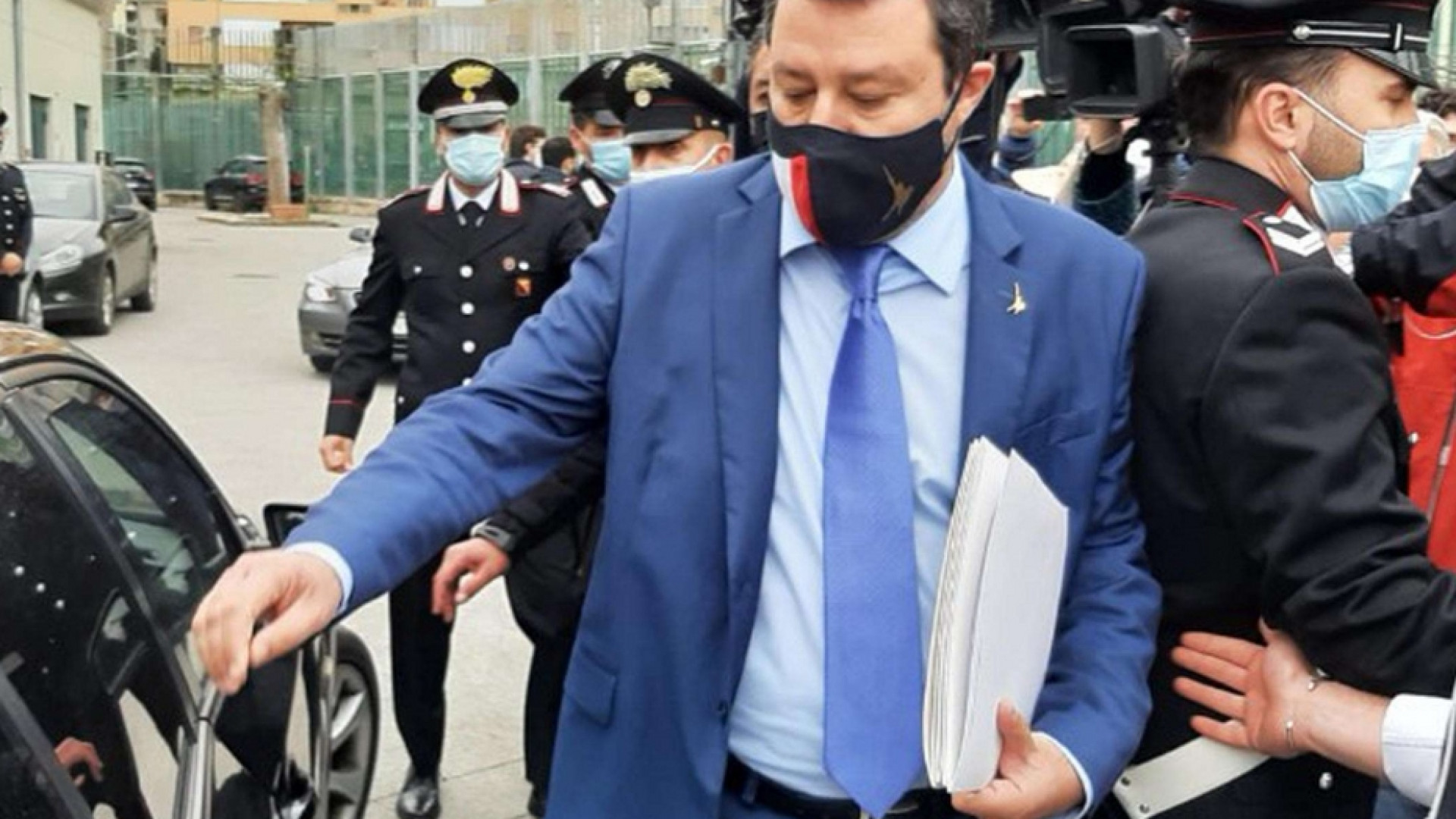 Immagine di Matteo Salvini rinviato a giudizio a Palermo per il "fermo" di Open Arms