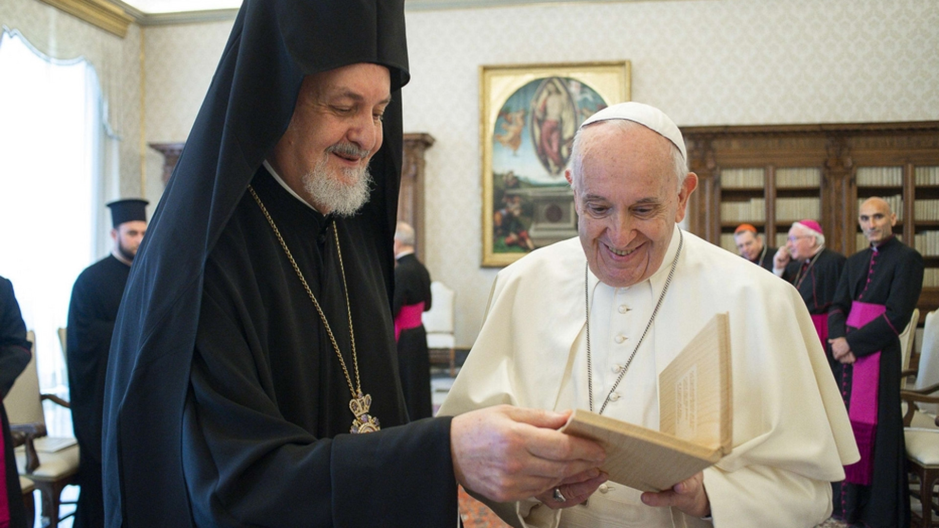 Immagine di Il Papa agli ortodossi: superiamo rivalità dannose