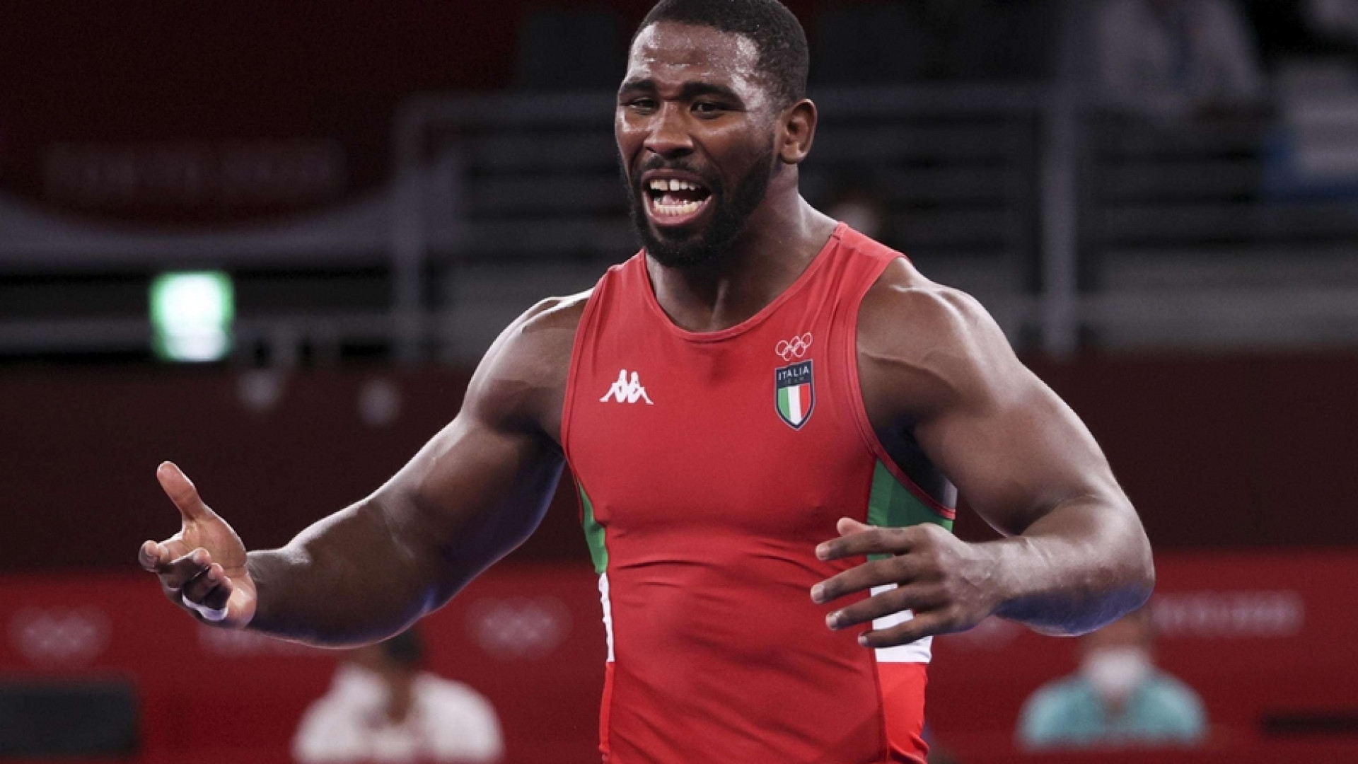 Immagine di L'italo-cubano Conyedo medaglia di bronzo nella lotta libera (97 kg)