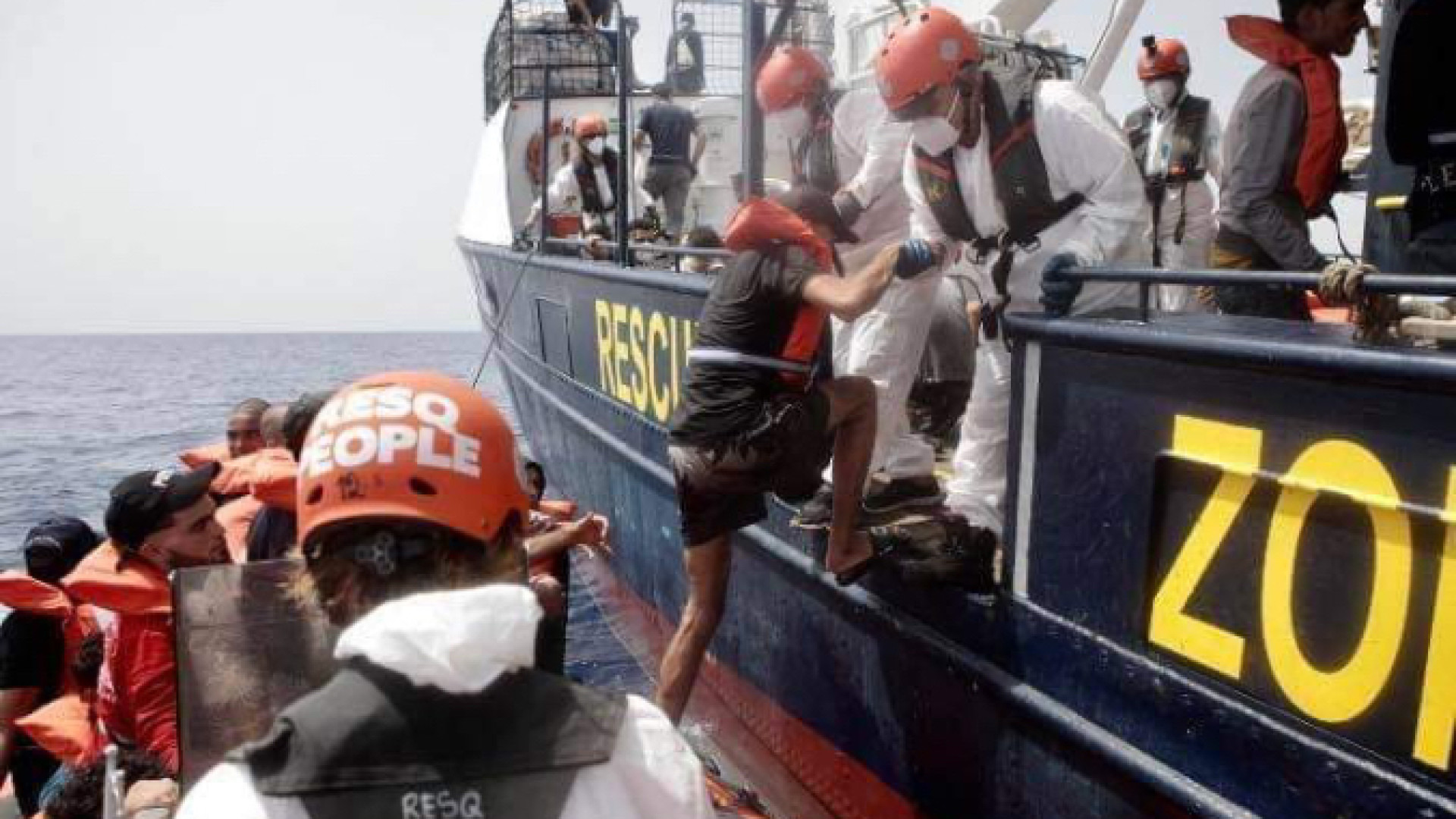 Immagine di Con 166 profughi a bordo Resq chiede un “porto sicuro” di sbarco