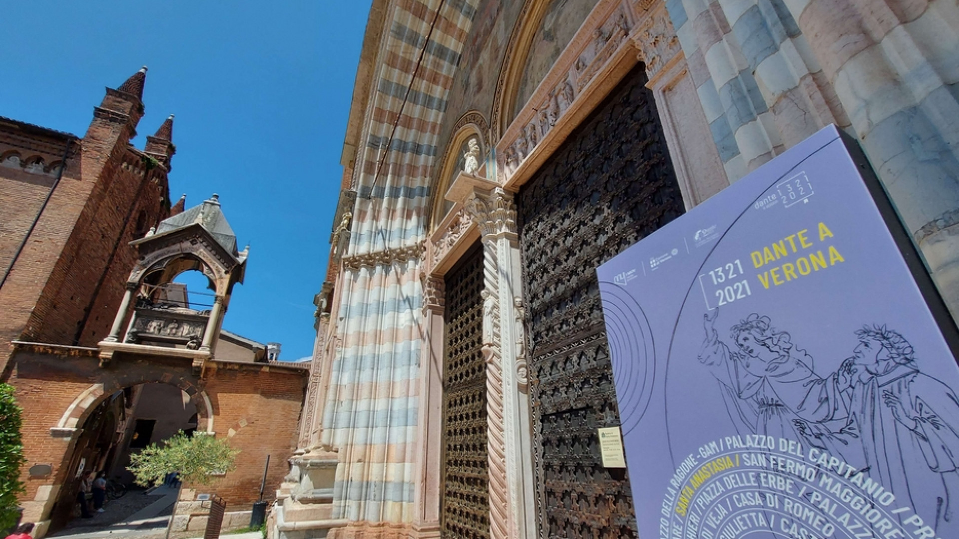 Immagine di Nelle chiese di Verona la fede (e la poesia) di Dante Alighieri