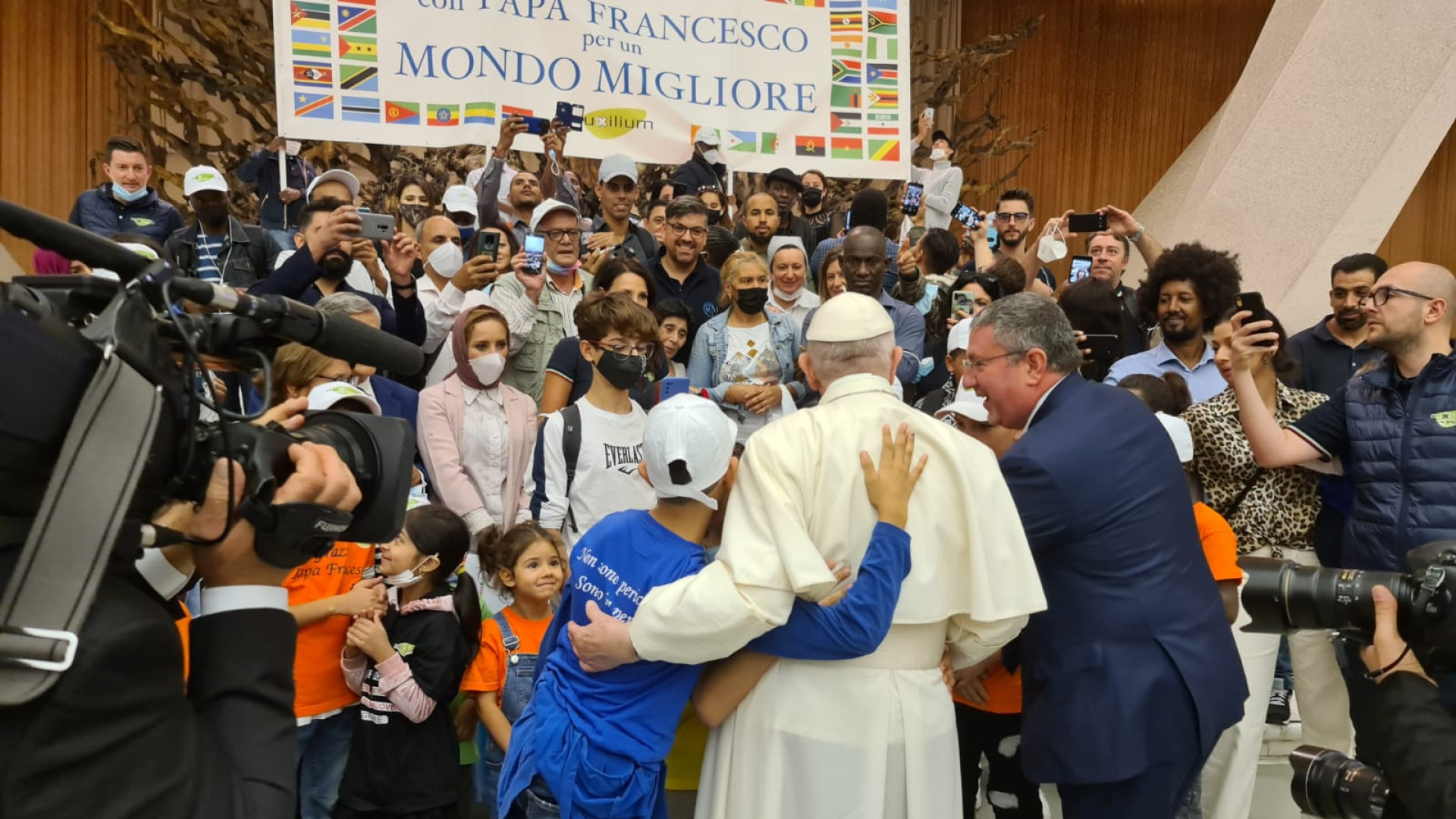 Immagine di Il Centro Mondo Migliore dal Papa: «Noi, "sfrattati" dalla nostra sede»