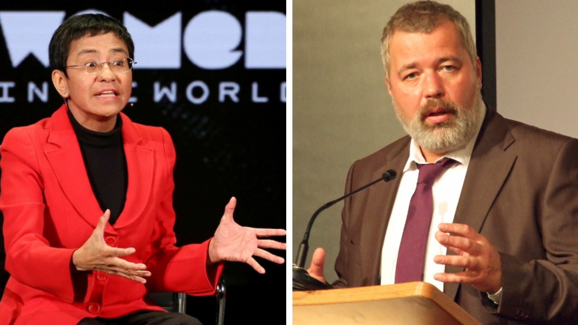 Immagine di Il Nobel per la pace ai giornalisti Maria Ressa e Dmitry Muratov