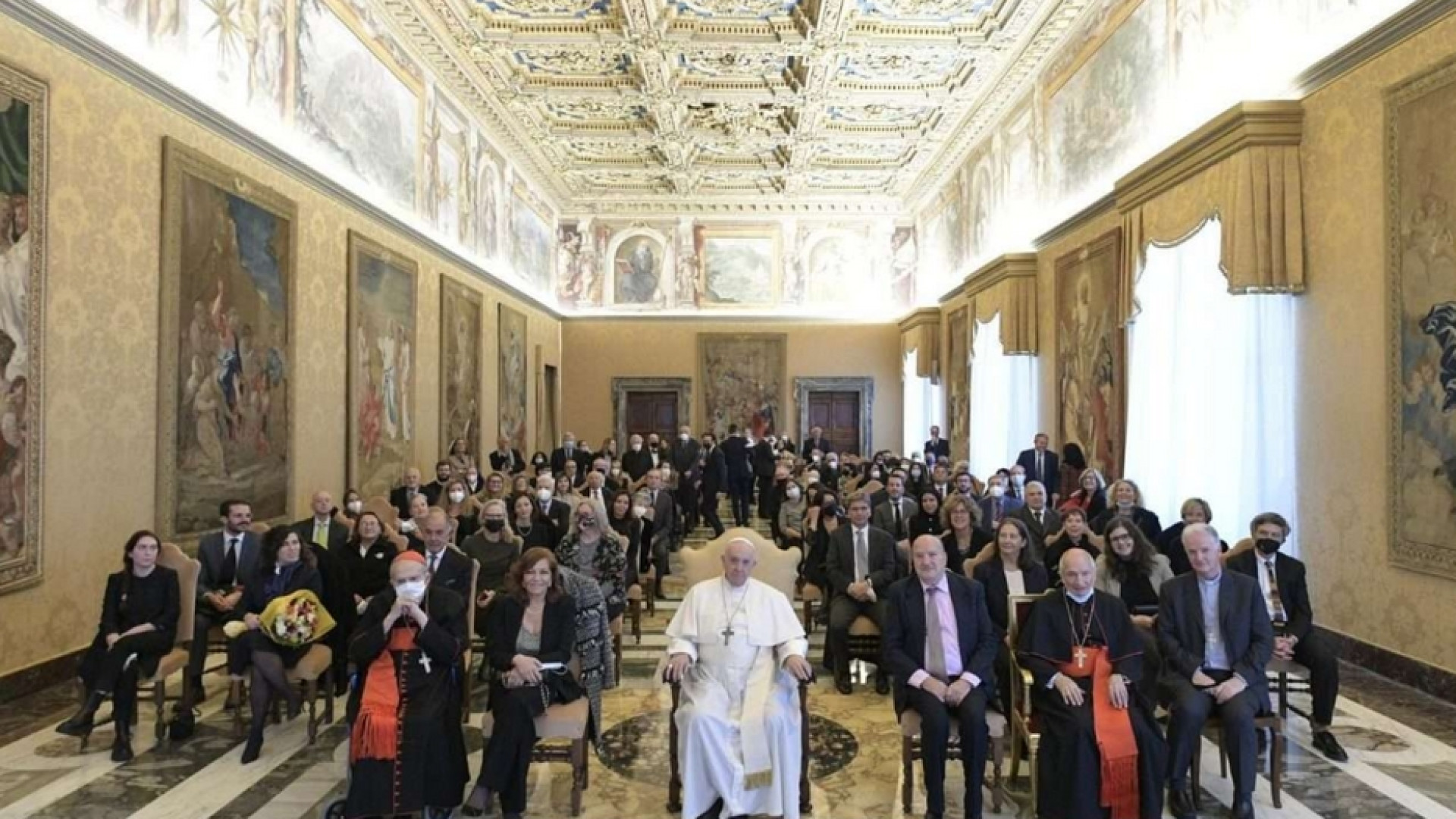 Immagine di Papa Francesco: «Il giornalismo? È missione»