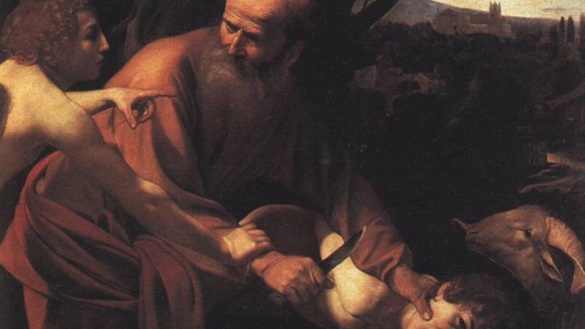Immagine di L'esegesi rabbinica e il coltello di Abramo su Isacco