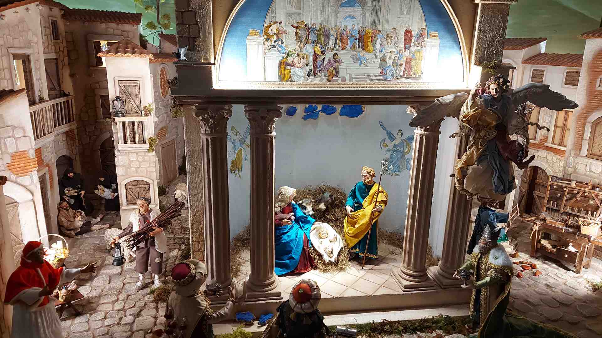 Immagine di Anche Raffaello, Dante e Caravaggio nel presepe della Cappella Sistina