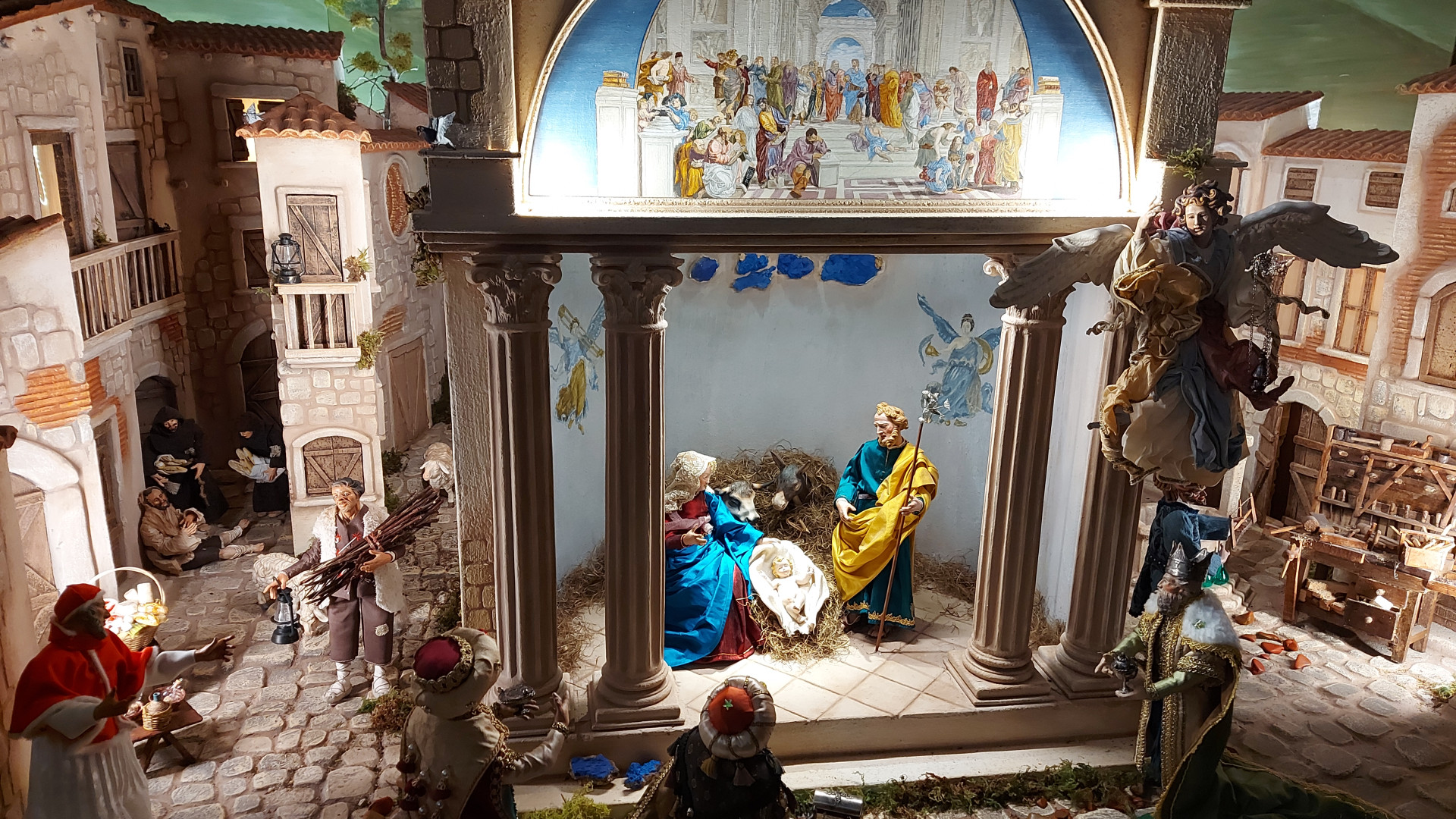 Immagine di Anche Raffaello, Dante e Caravaggio nel presepe della Cappella Sistina