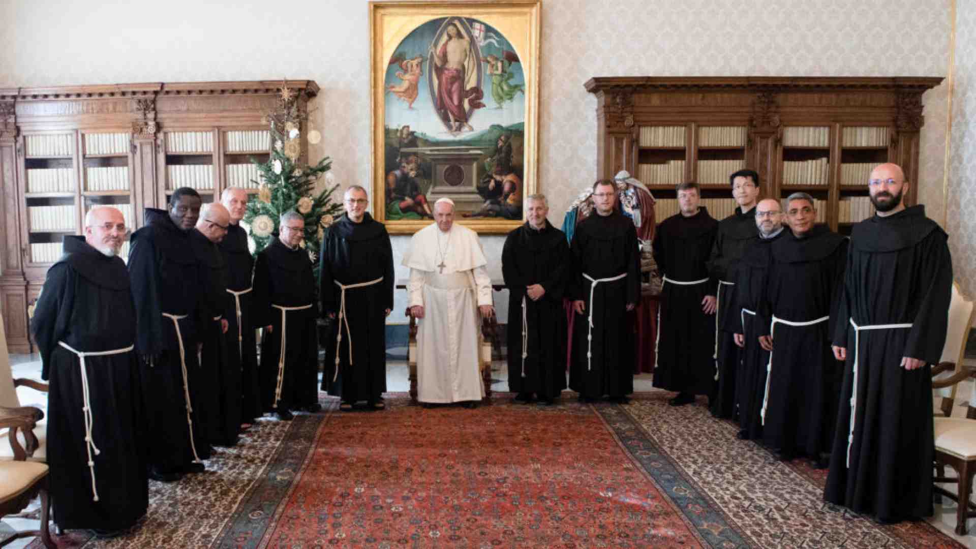 Immagine di Il Papa ai francescani: «Lavorare con coraggio e fiducia»
