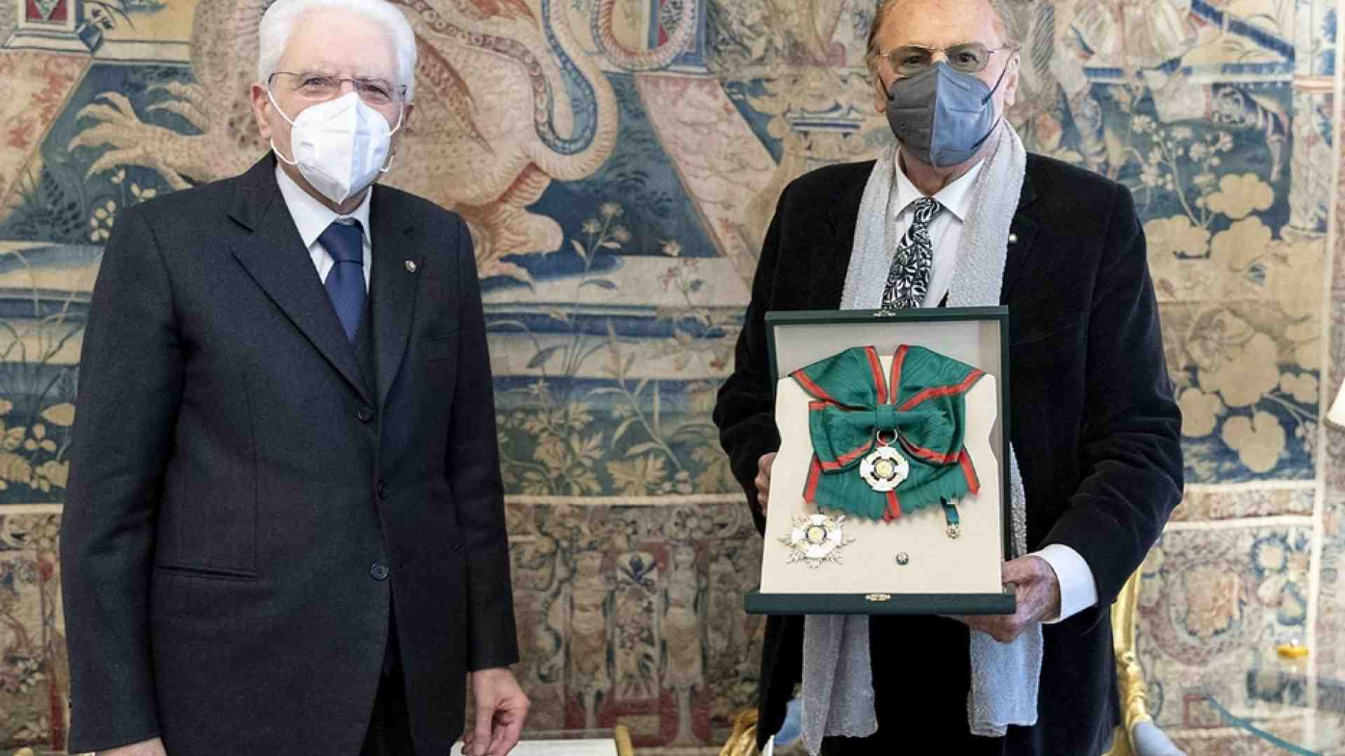 Immagine di Arbore nominato da Mattarella Cavaliere di Gran Croce