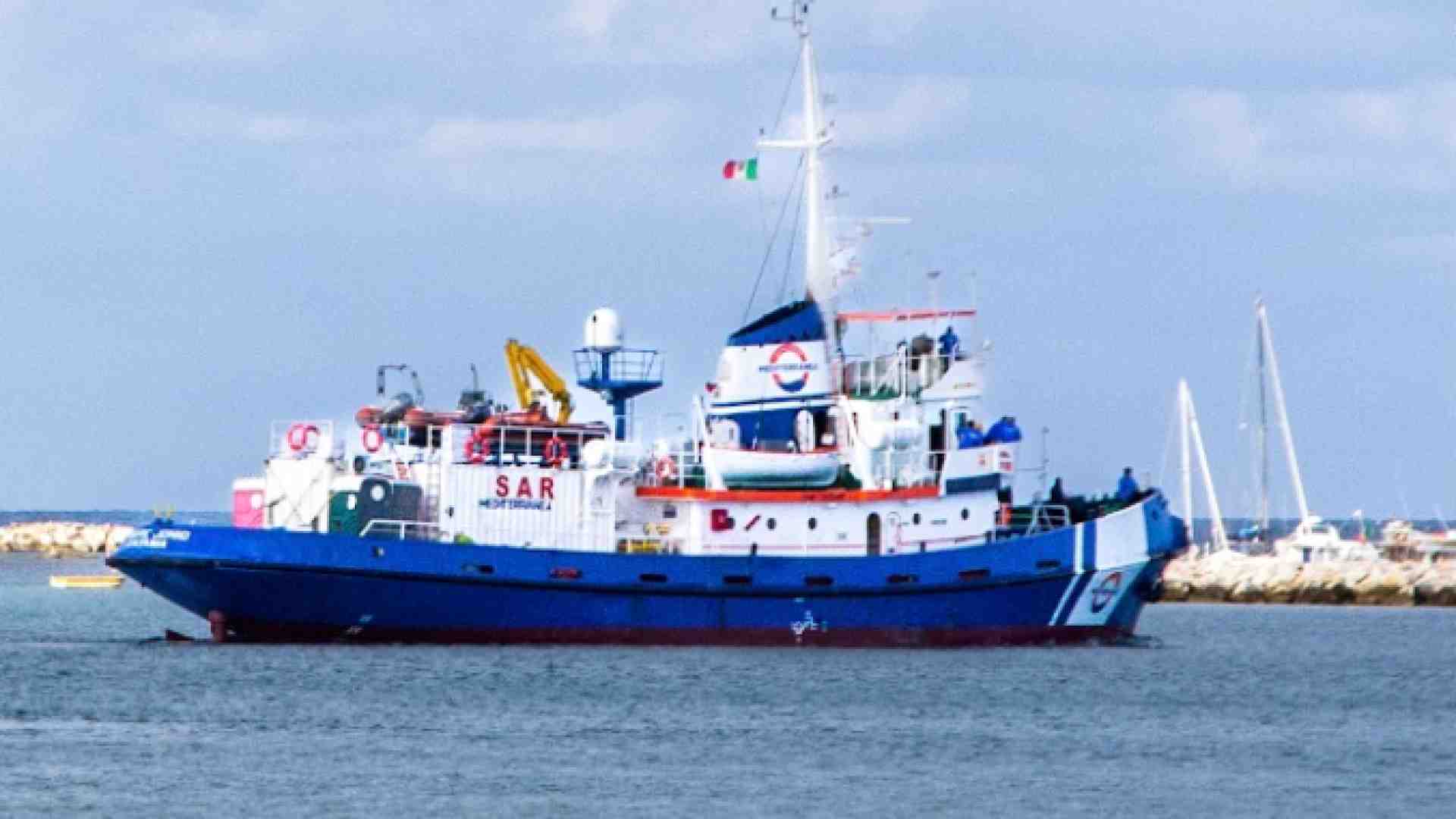 Immagine di La “Mare Jonio” riprende il mare in direzione della Sar libica