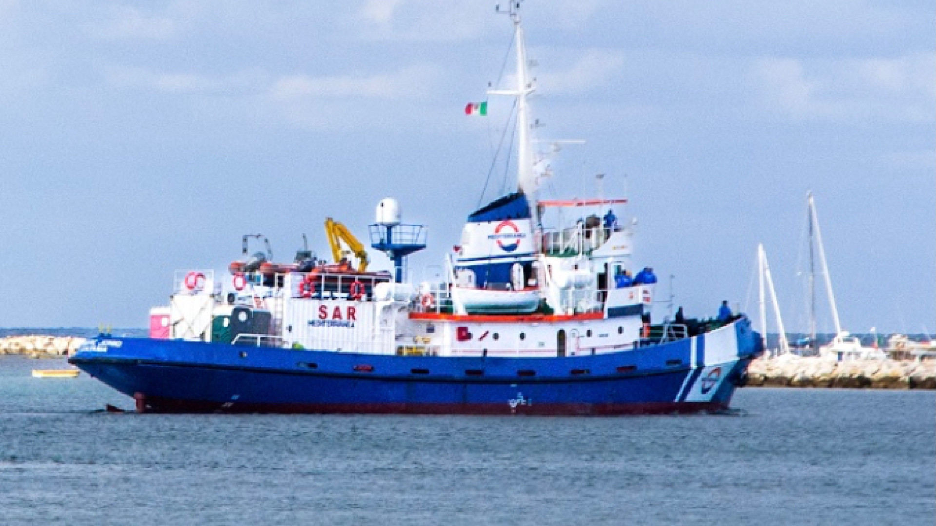 Immagine di La “Mare Jonio” riprende il mare in direzione della Sar libica