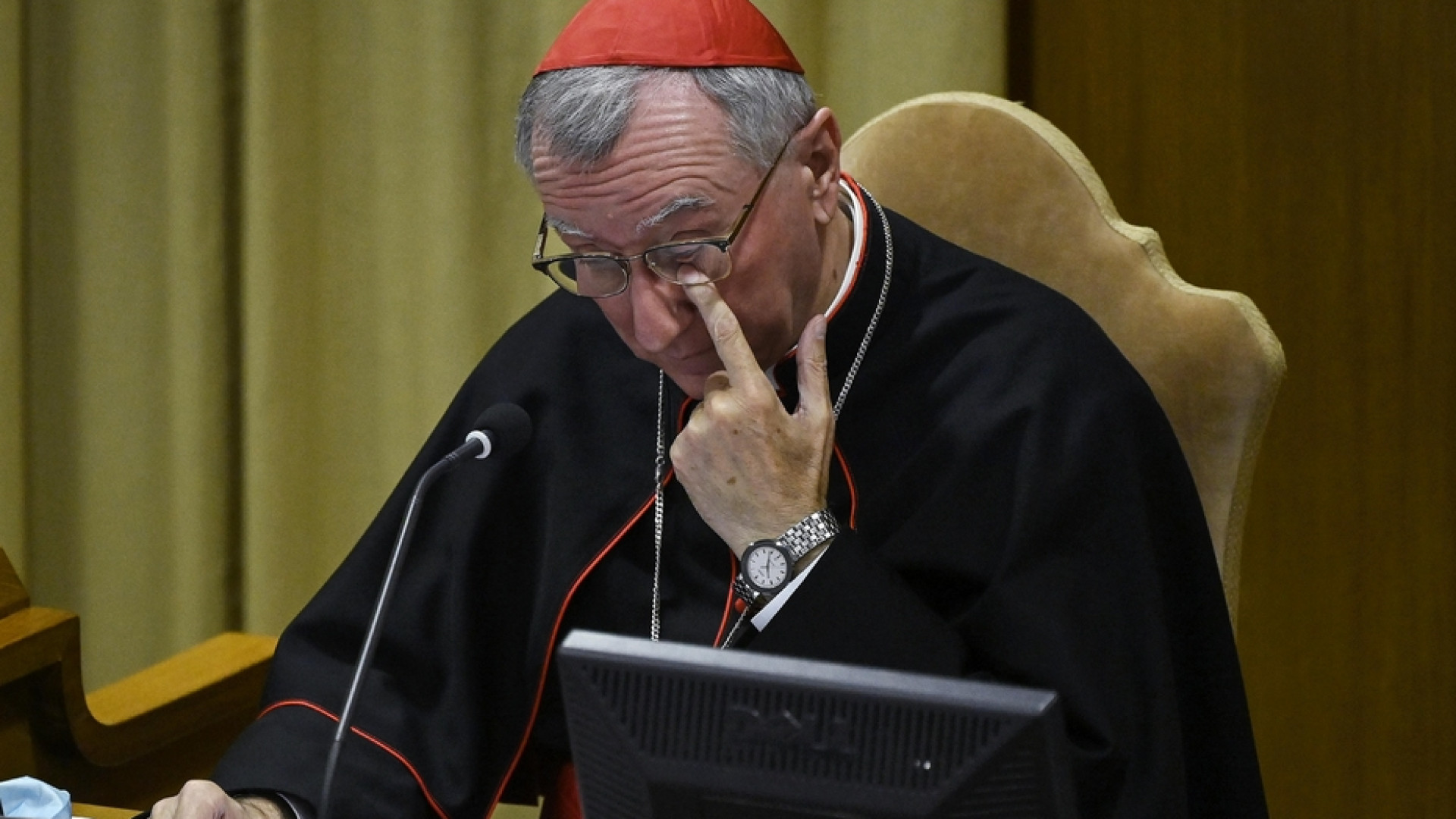 Immagine di Positivi al Covid Parolin e Pena Parra. «Isolati, stanno bene»