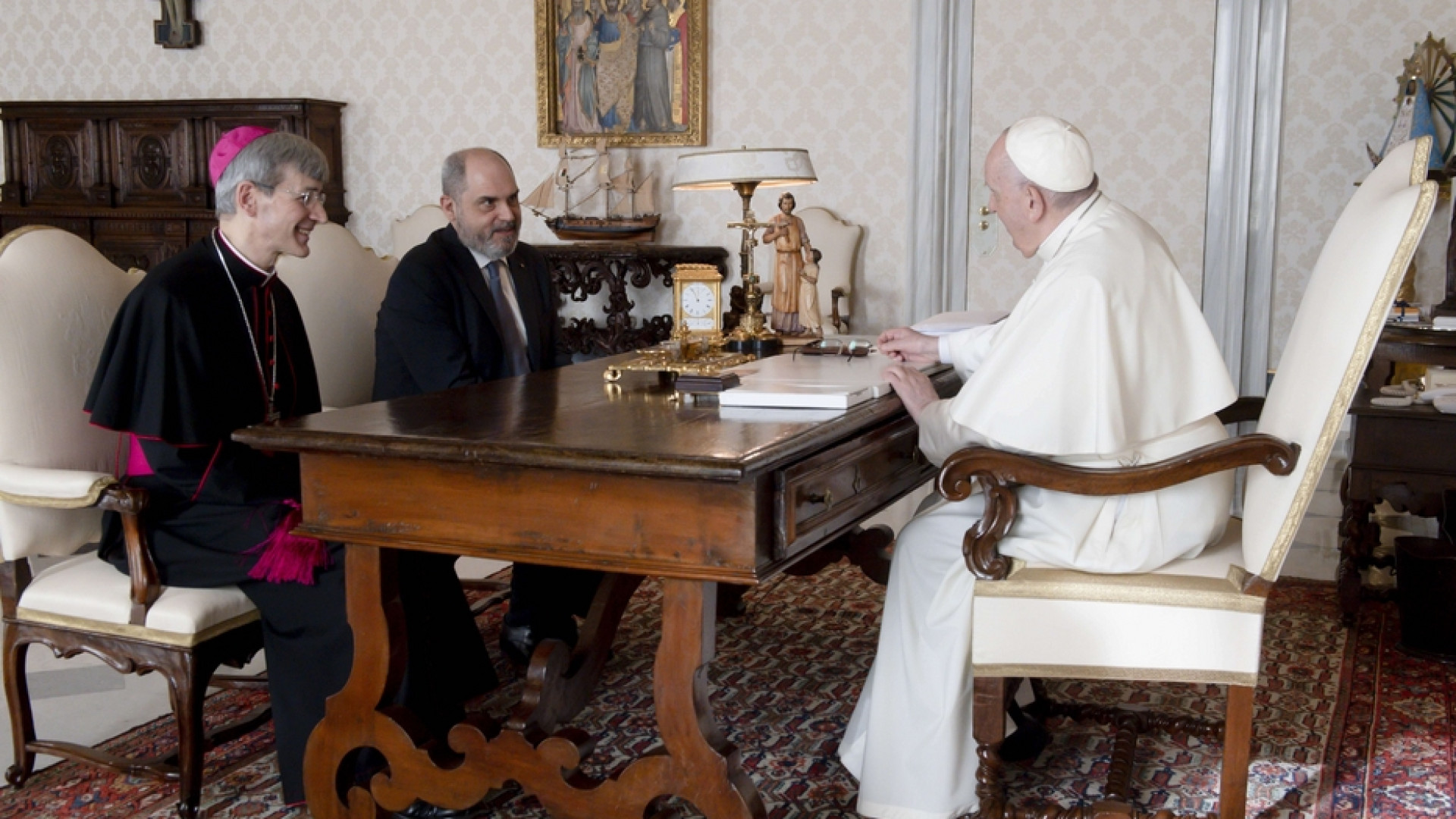 Immagine di Il Papa ha ricevuto presidente e assistente ecclesiastico di Azione Cattolica