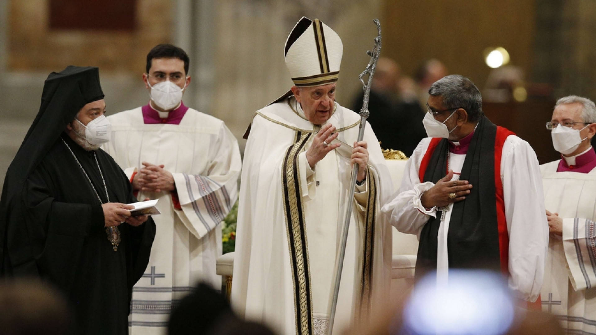 Immagine di Papa Francesco ai cristiani: avanti insieme senza paura della novità