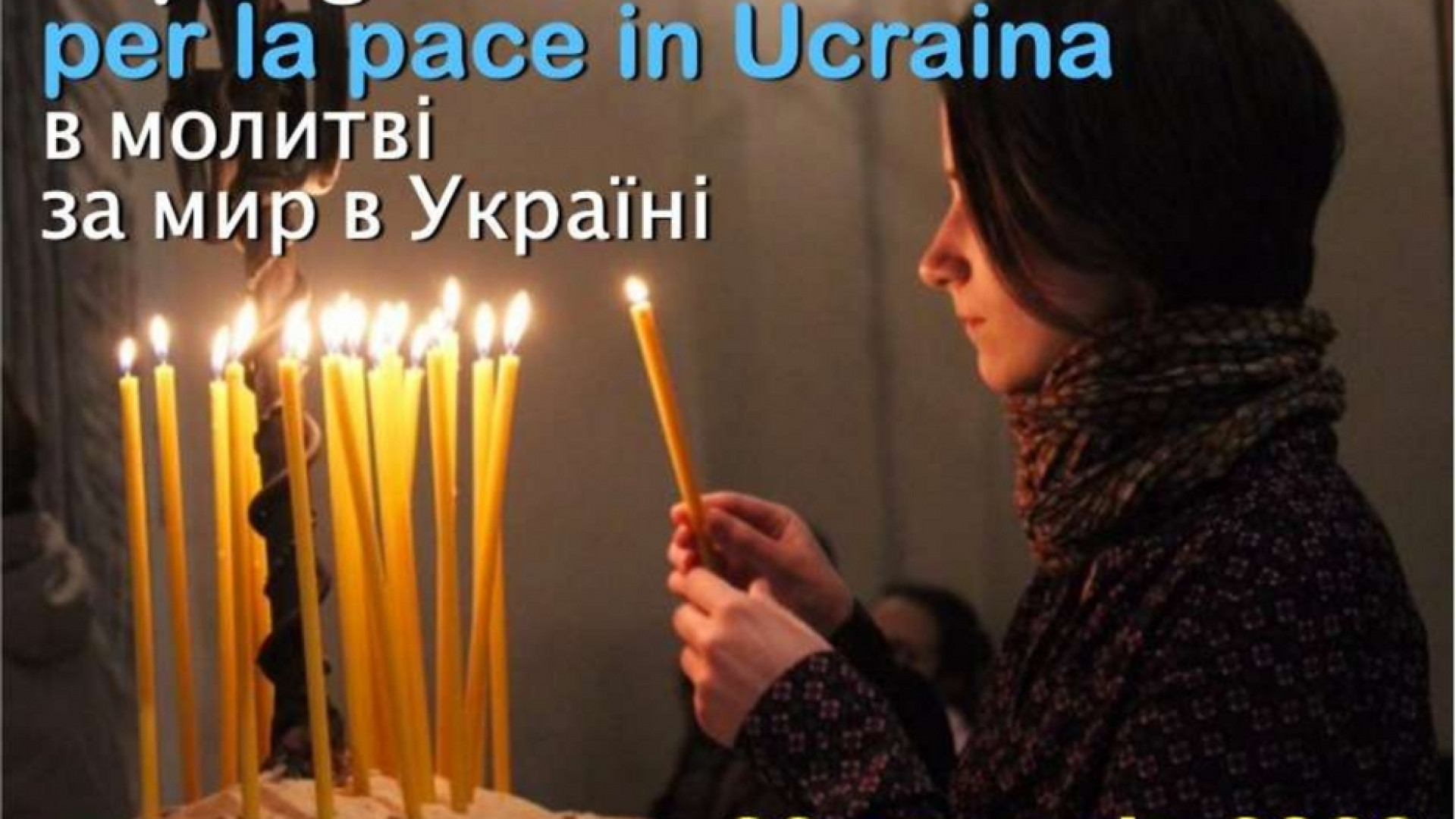 Immagine di Tutta la Chiesa con il Papa in preghiera per la pace in Ucraina