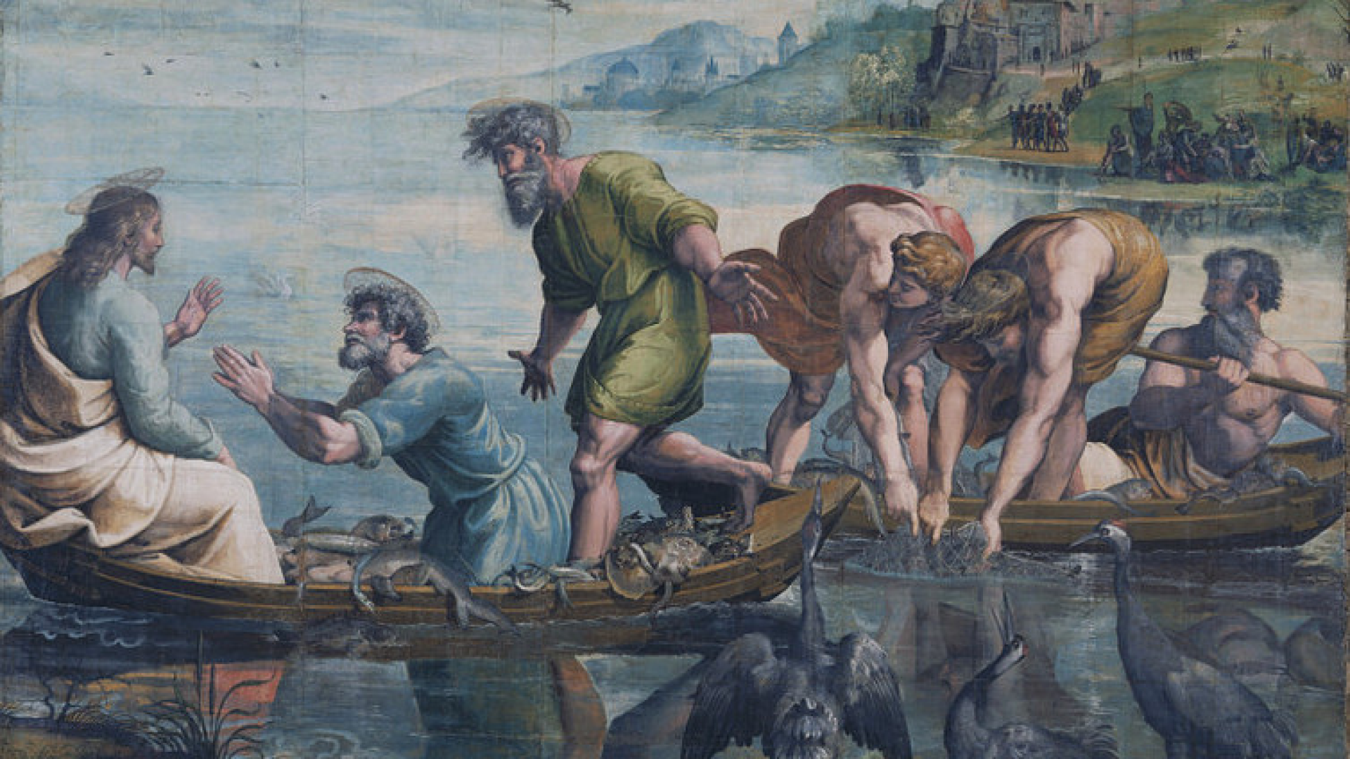 Immagine di Gesù invita a seguirlo fidandosi della sua parola