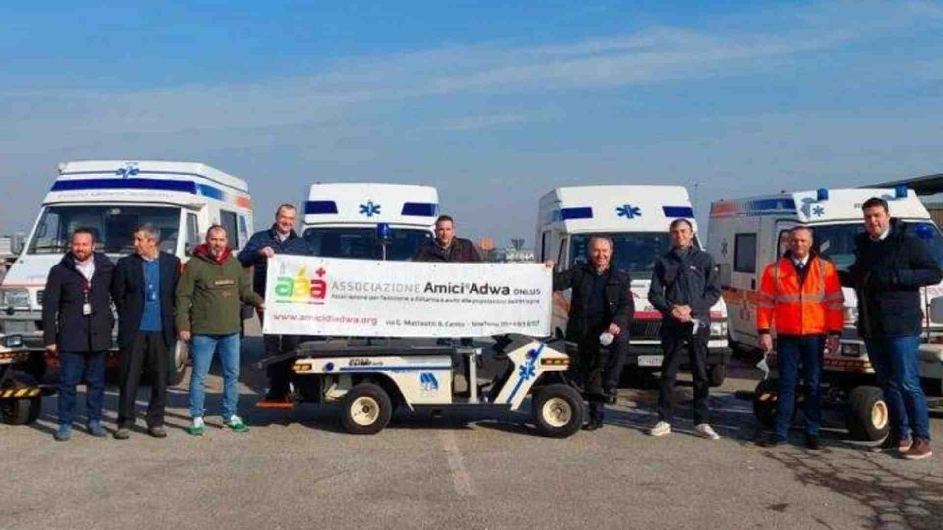 Immagine di Ambulanze e prefabbricato contro la cultura dello spreco