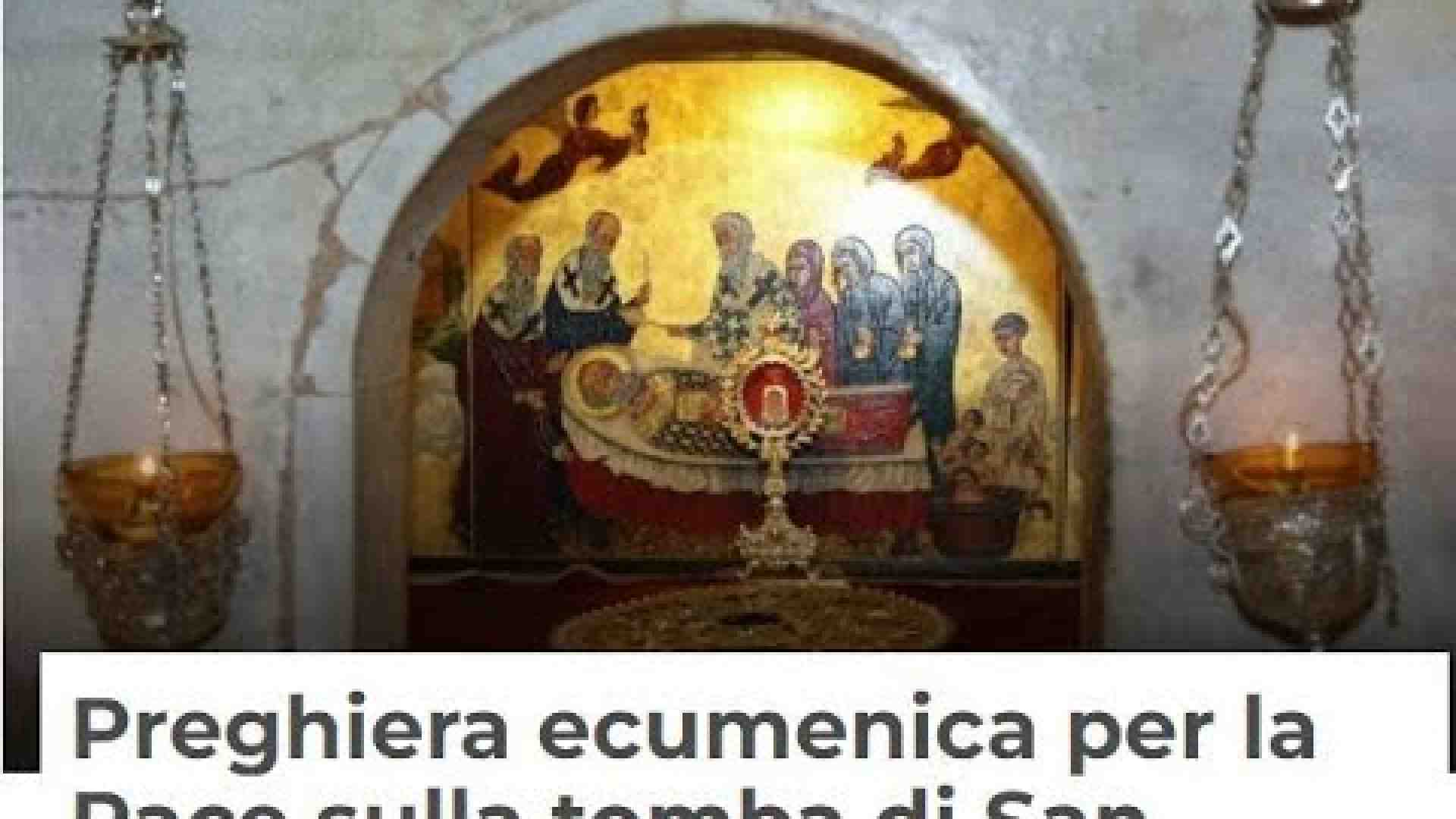 Immagine di A Bari la preghiera ecumenica per la pace sulla tomba di san Nicola