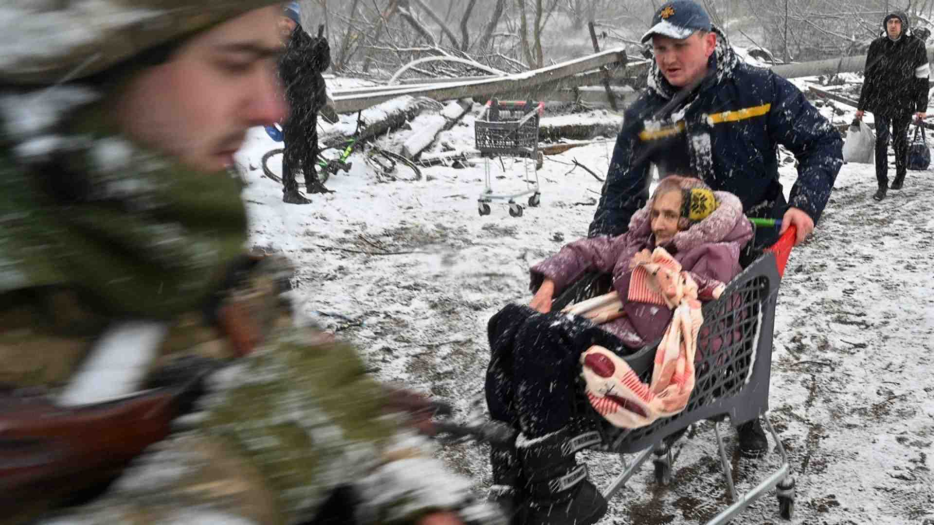 Immagine di A Irpin solo gelo, terrore e impotenza