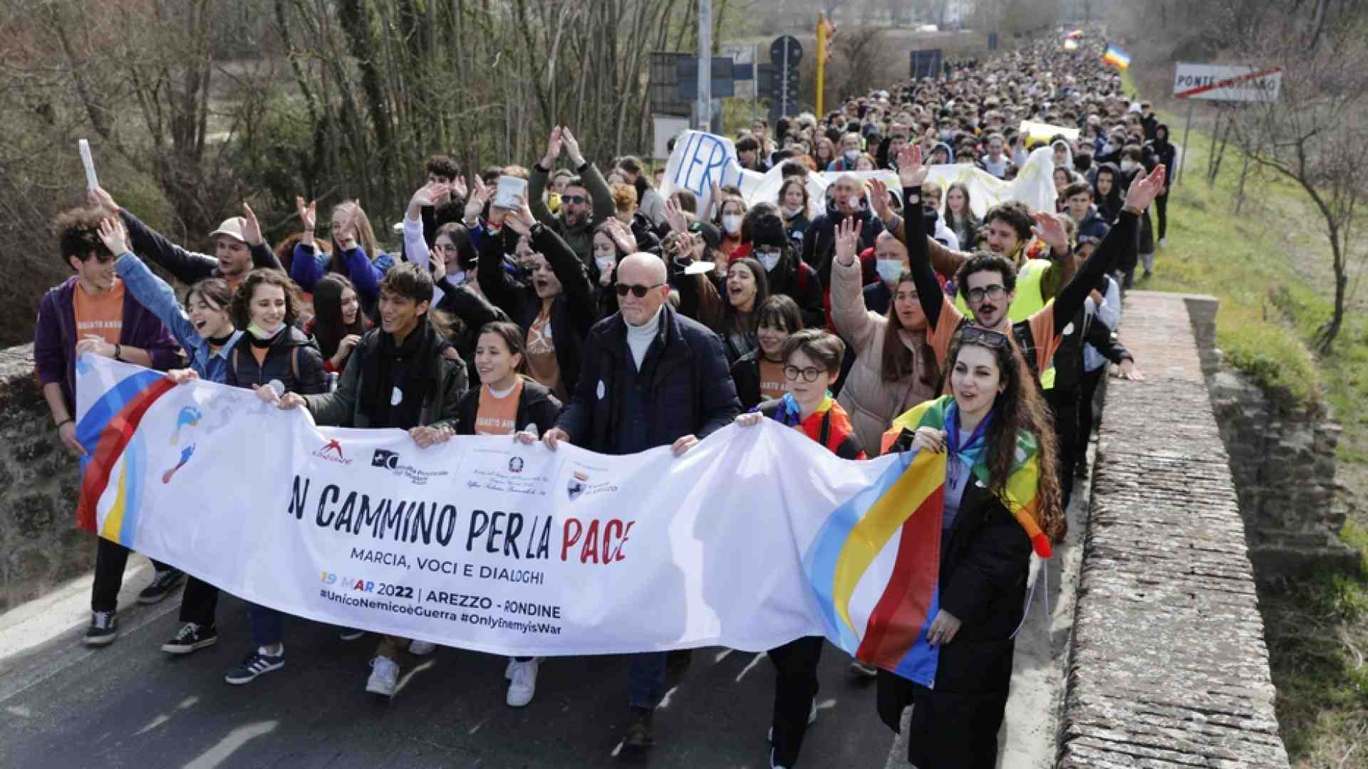Immagine di In marcia per la pace in Ucraina: la fraternità unisce 4mila ragazzi