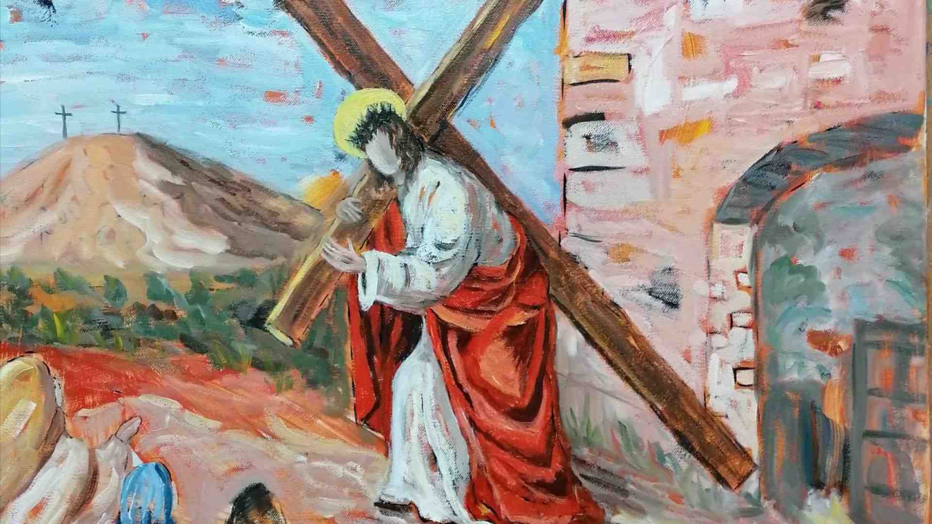 Immagine di Ecco la Via Crucis realizzata dagli artisti dell’Ucai