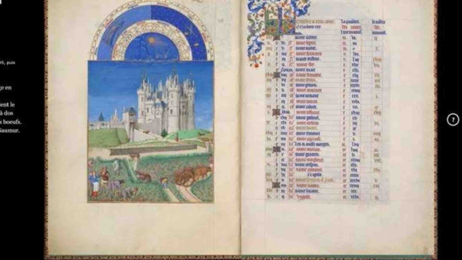 Immagine di Splendori miniati: le "Très riches heures du Duc de Berry" si sfogliano online