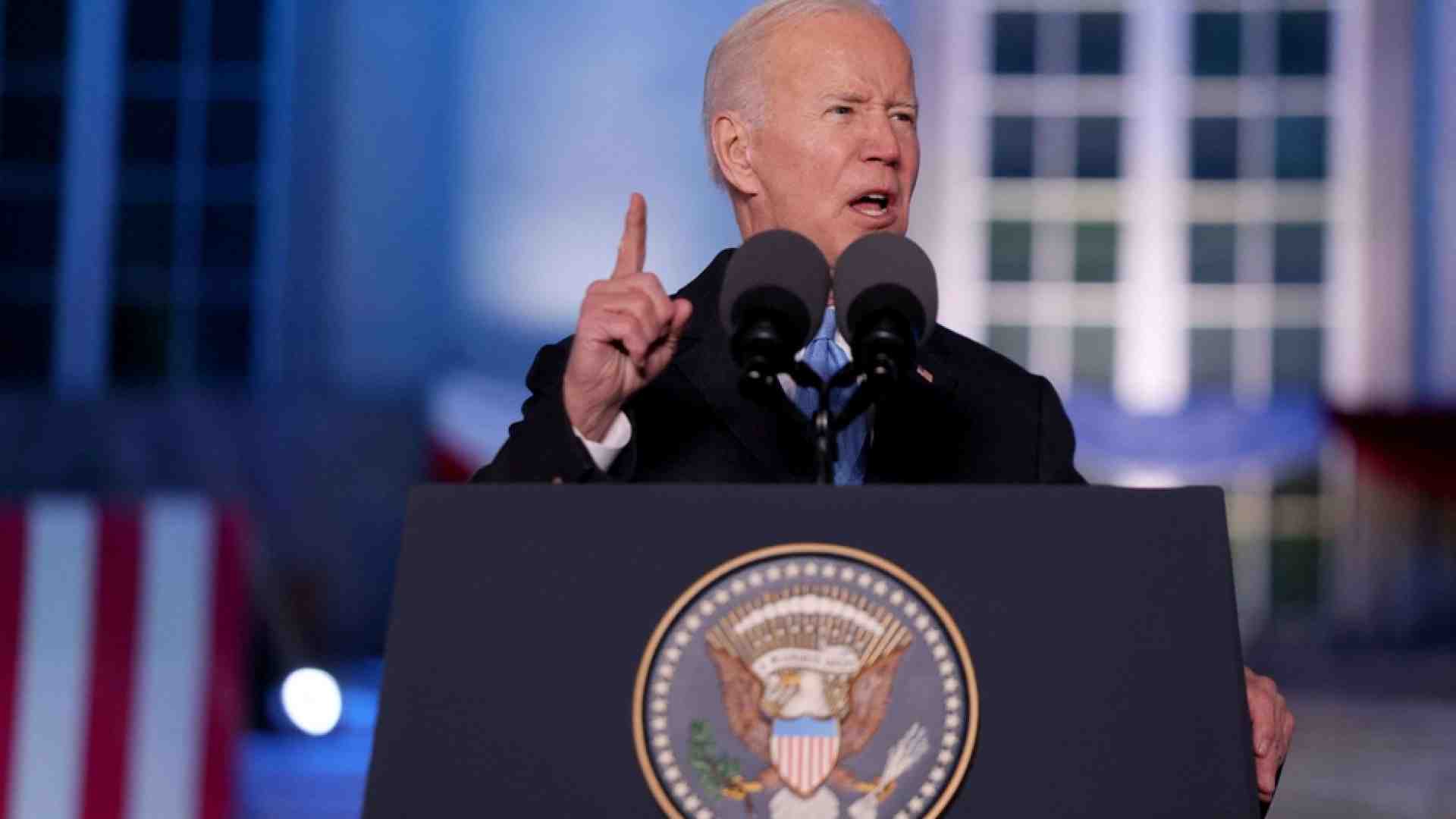 Immagine di Biden: «Putin non può restare al potere». L'ira del Cremlino e la precisazione