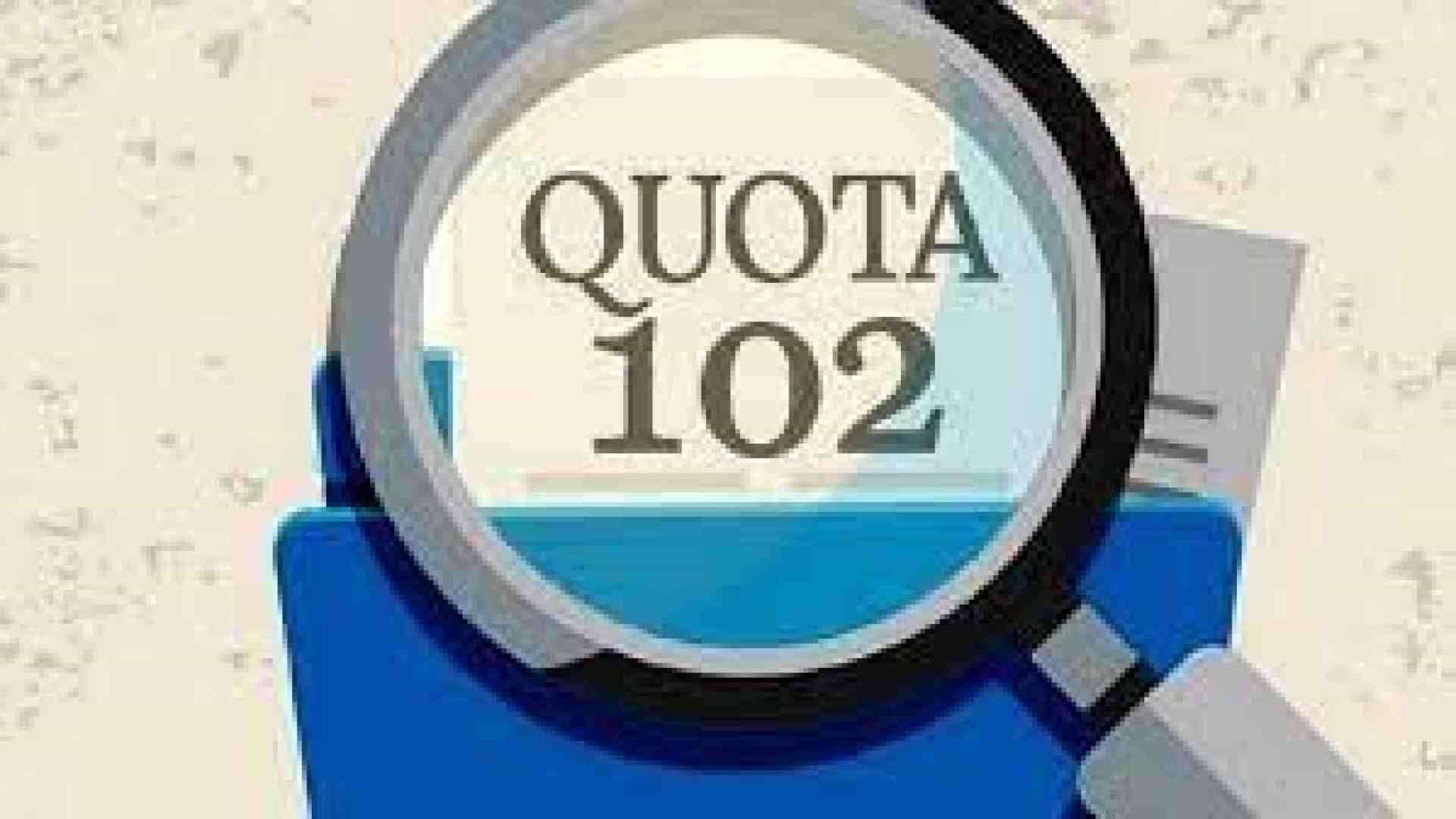 Immagine di Riscatto, "quota 100" e "quota 102"