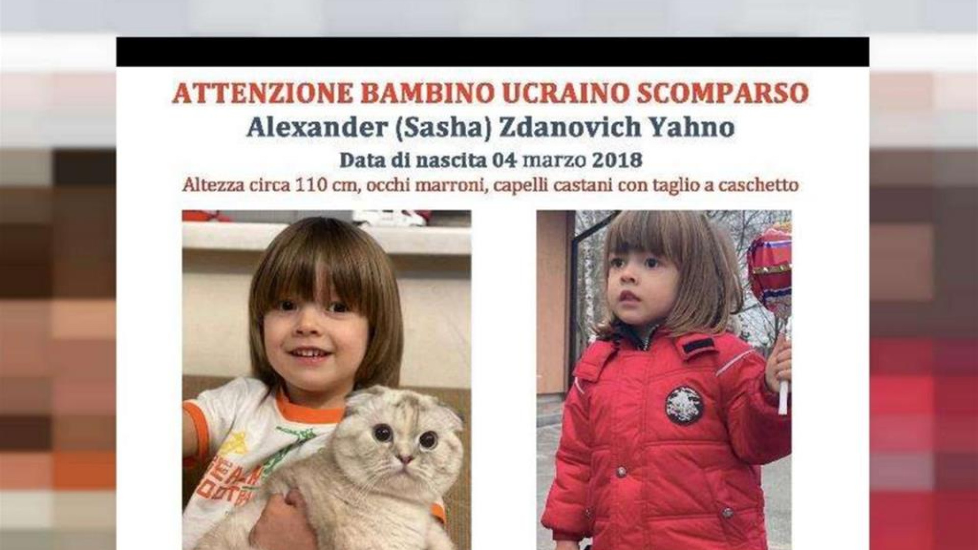 Immagine di Trovato morto Sasha, il bambino disperso dopo l'evacuazione di Kiev