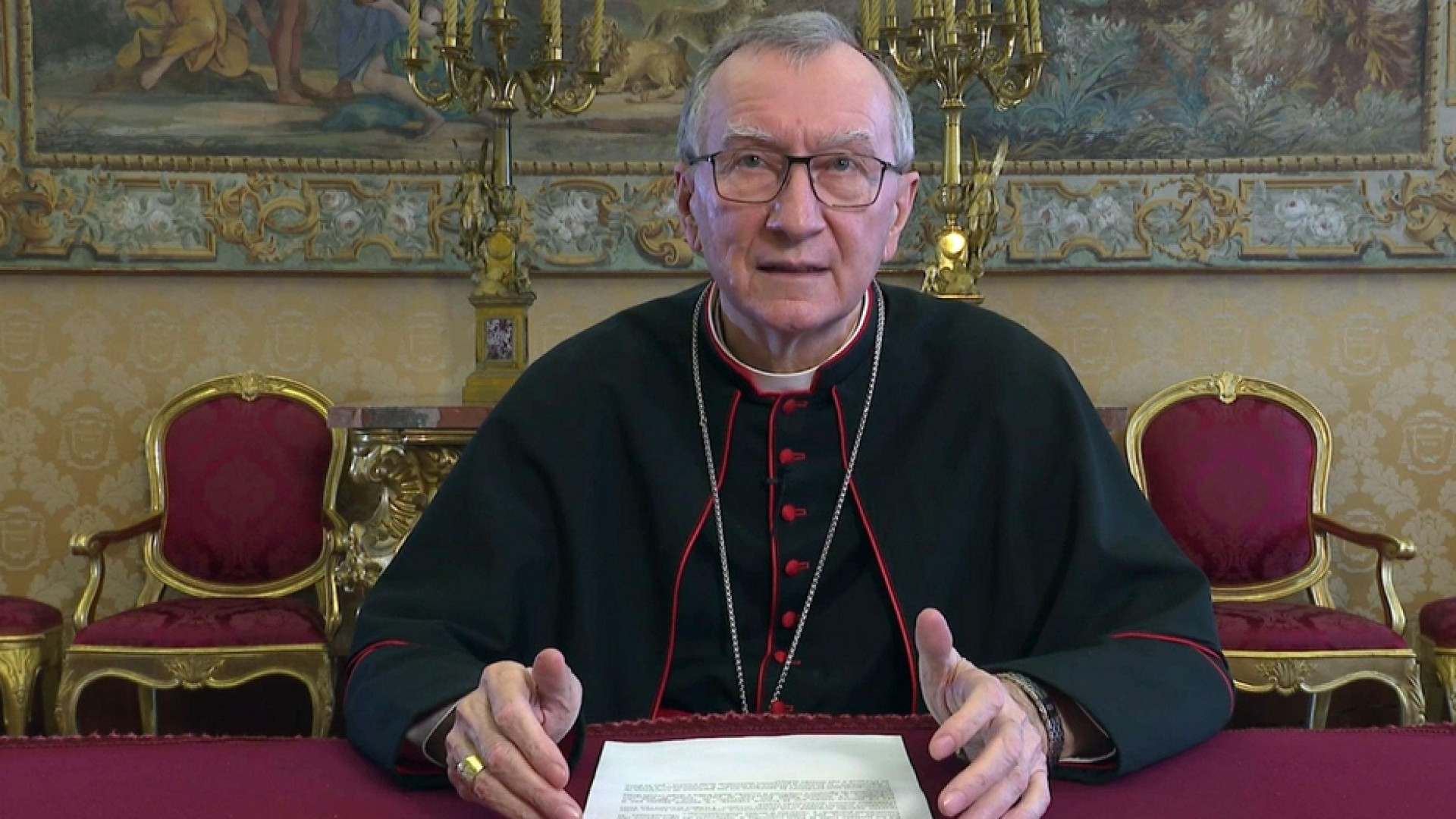 Immagine di Parolin: Bucha punto di non ritorno. Il Papa a Kiev? Sarebbe super partes