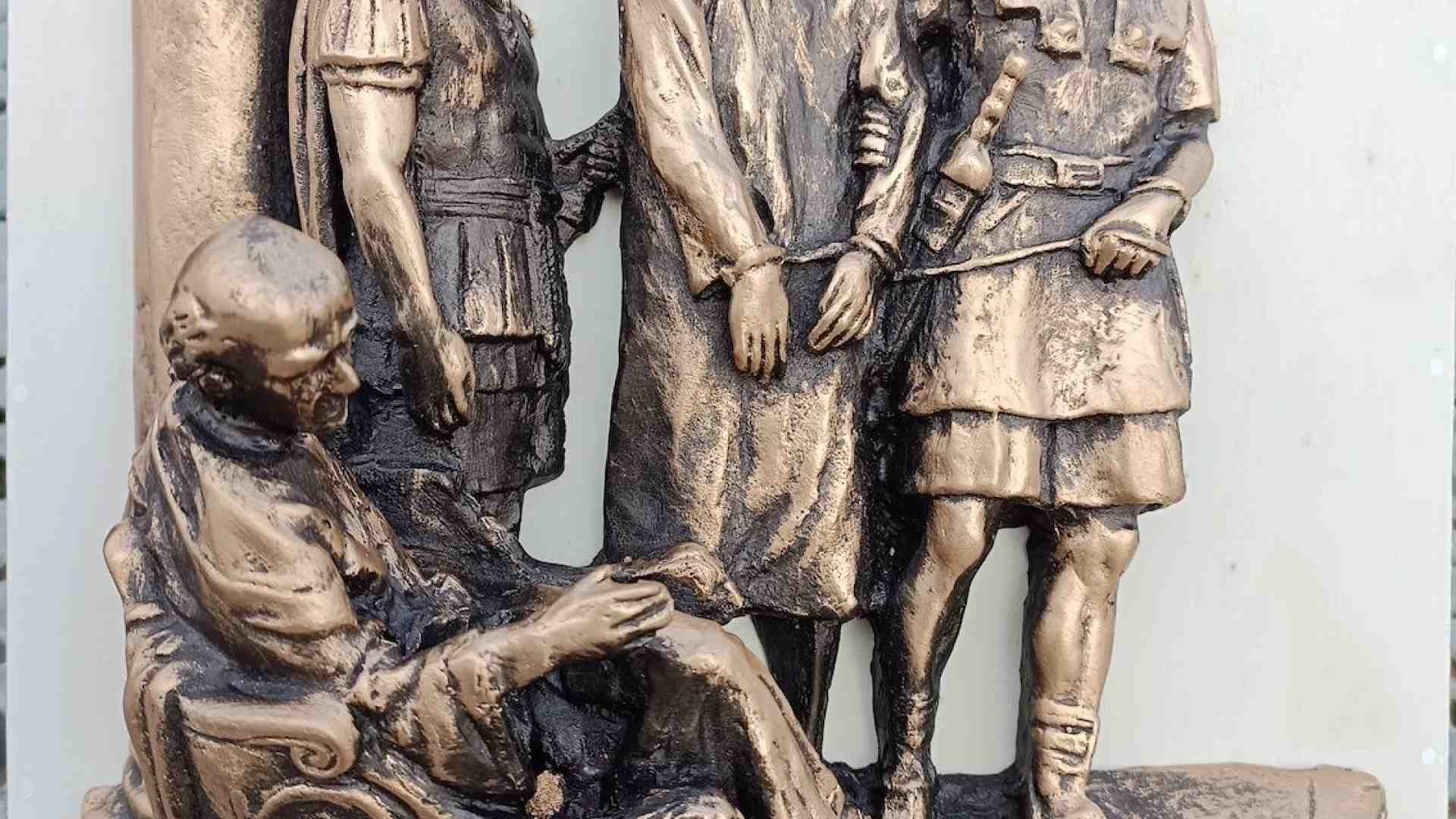 Immagine di Le formelle della Via Crucis di Gerusalemme in mostra
