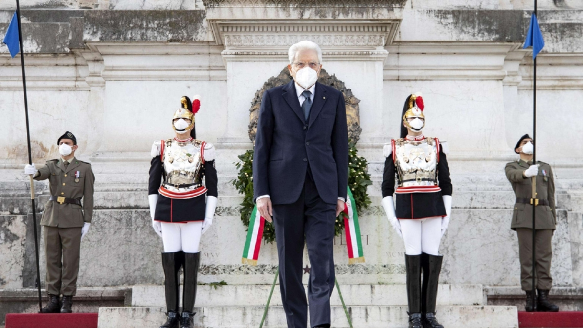 Immagine di Mattarella: "Resistenza è opporsi a un'invasione"