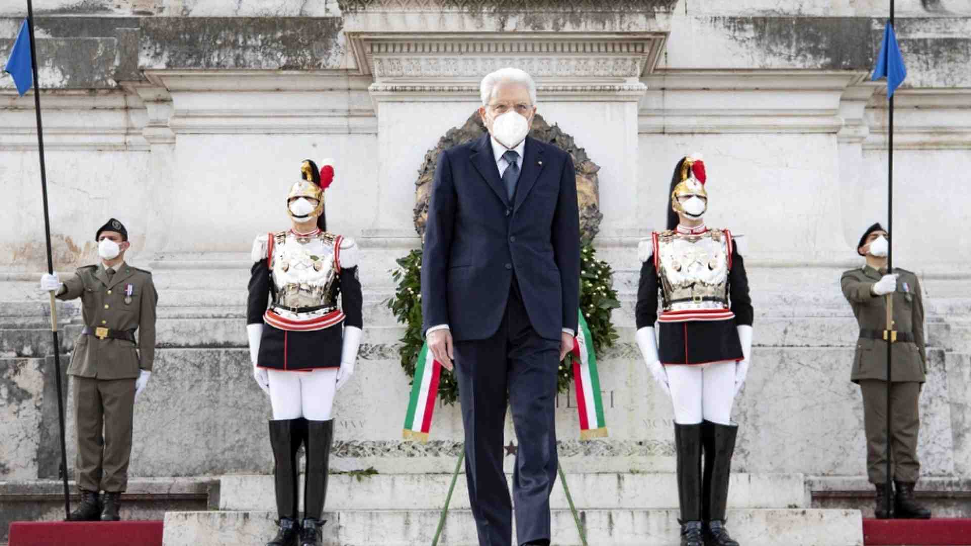 Immagine di Mattarella: "Resistenza è opporsi a un'invasione"
