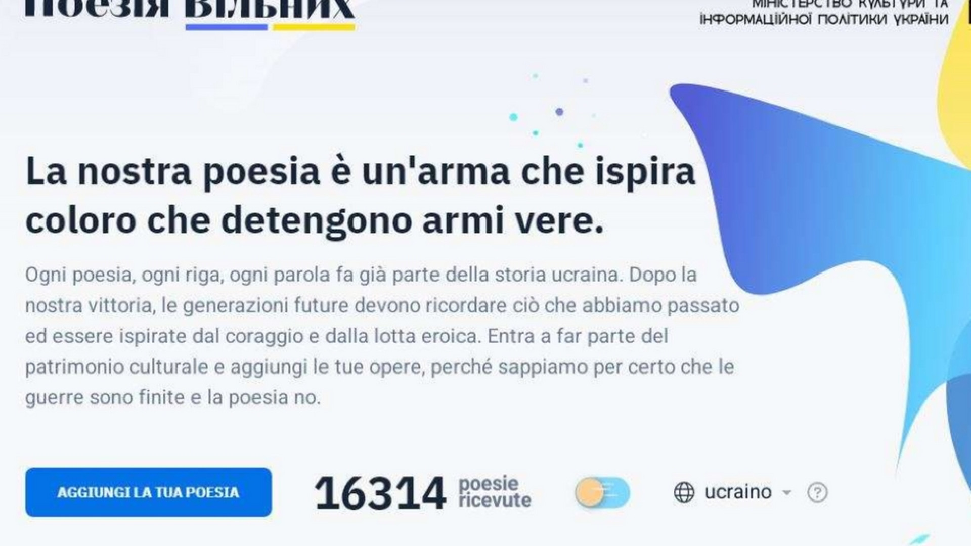 Immagine di La poesia scavalca le frontiere: russi e ucraini contro la guerra