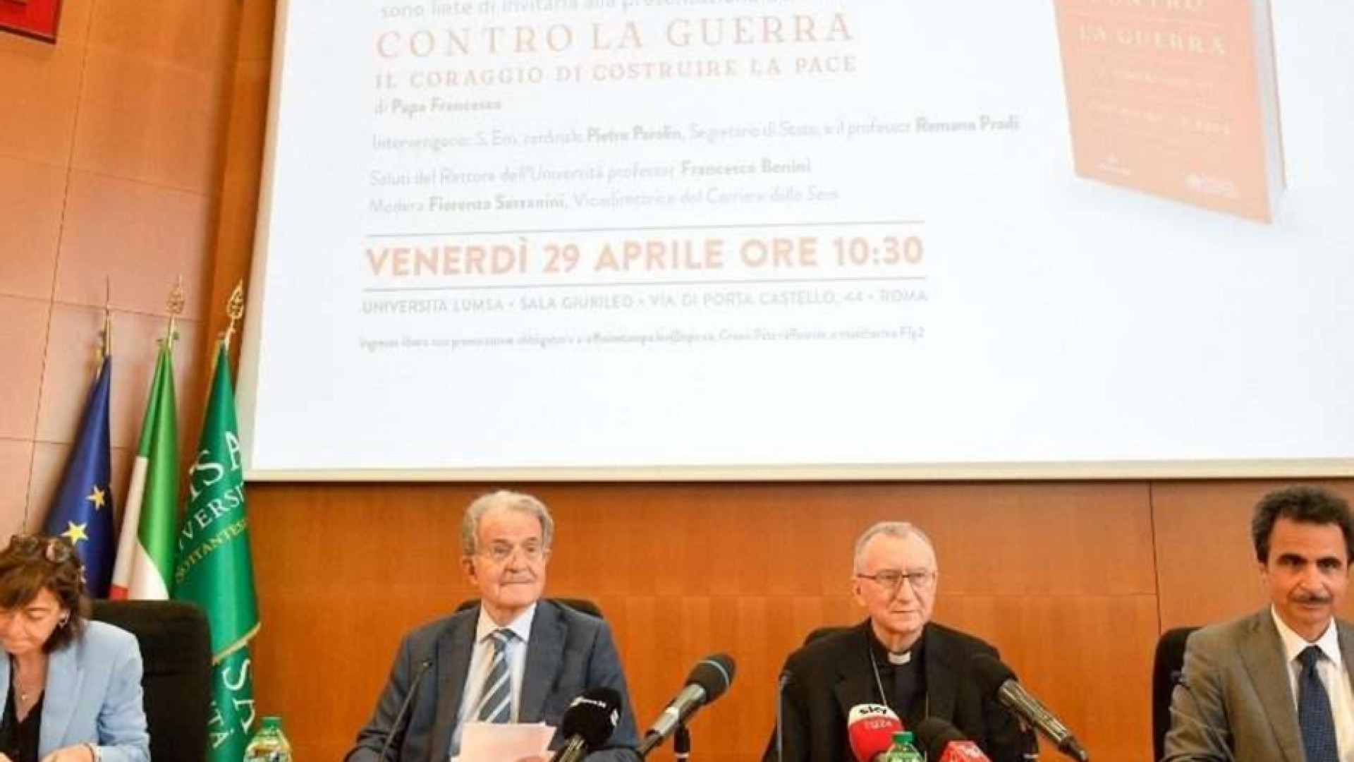 Immagine di Parolin: diritto alla difesa, ma limitarsi alle armi è una risposta debole