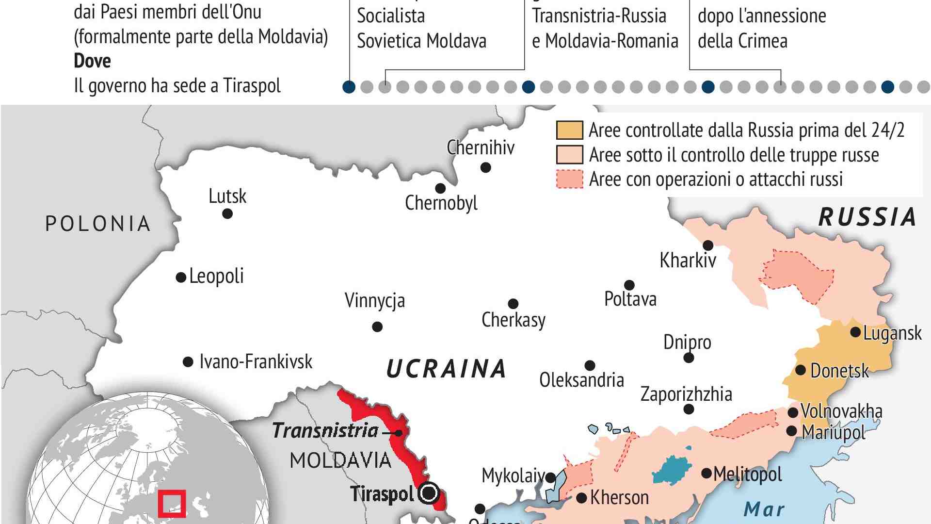 Immagine di Dalla Transnistria alla Gagauzia: ecco le bombe a orologeria di Putin