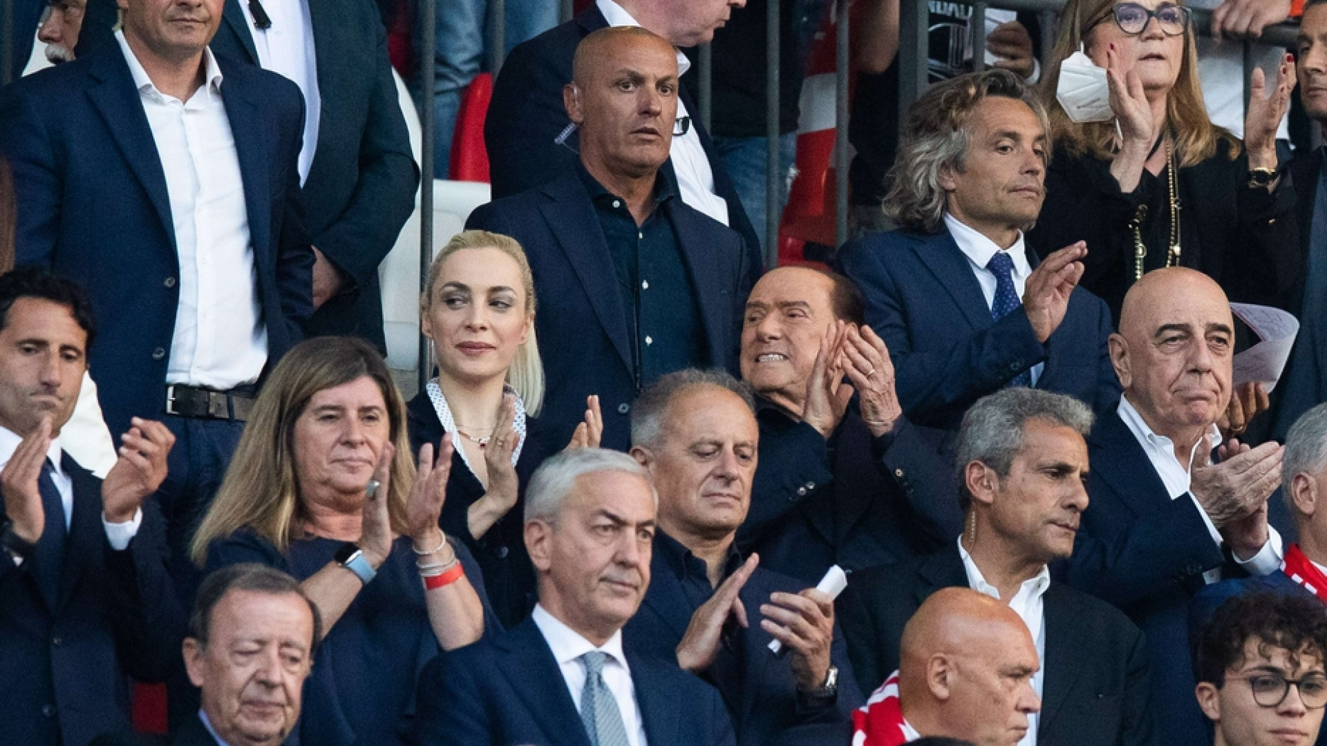 Immagine di Silvio Berlusconi, il padre patron del calcio italiano