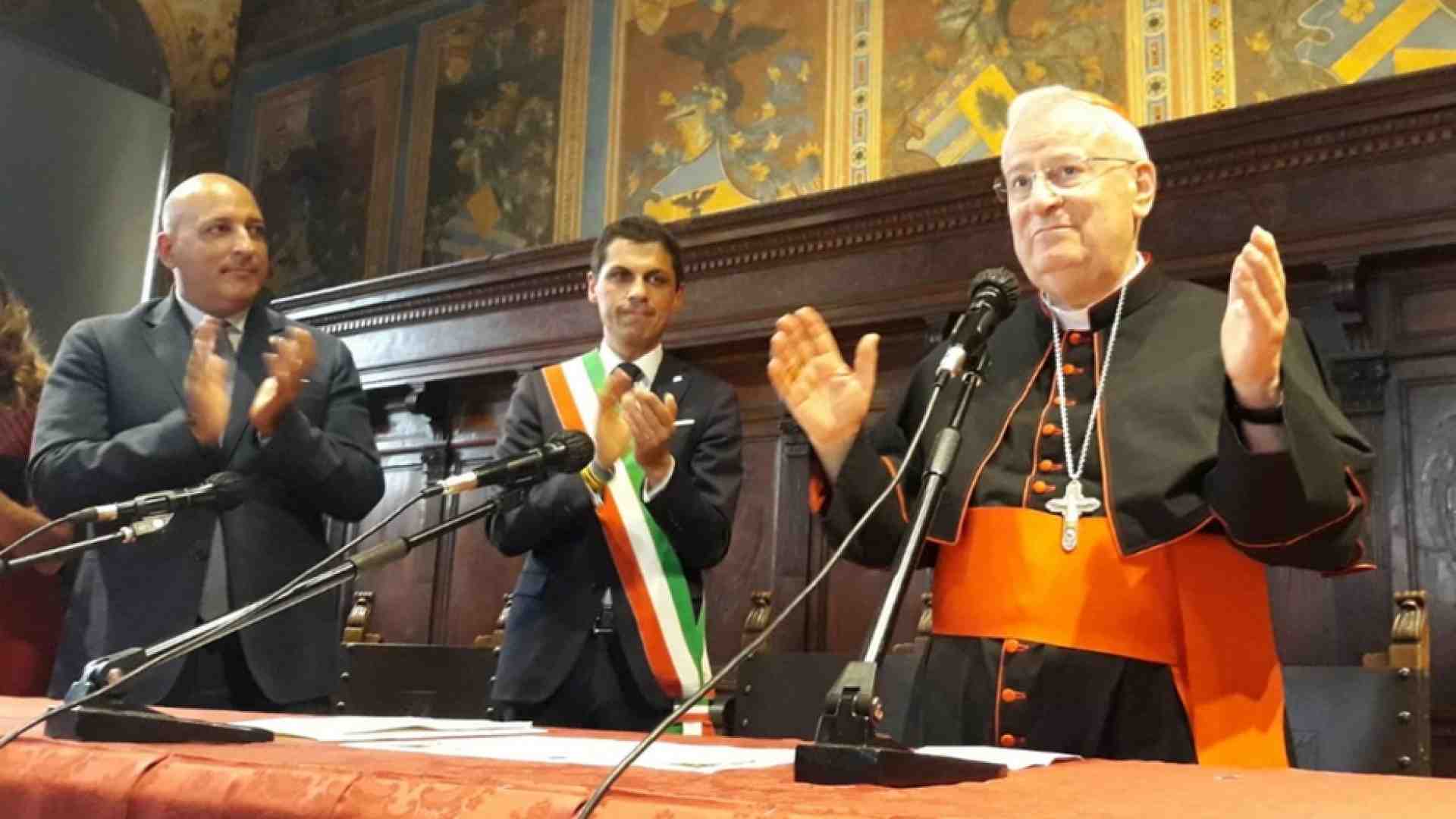 Immagine di Il cardinale Bassetti cittadino onorario di Perugia: la mia preghiera per tutti