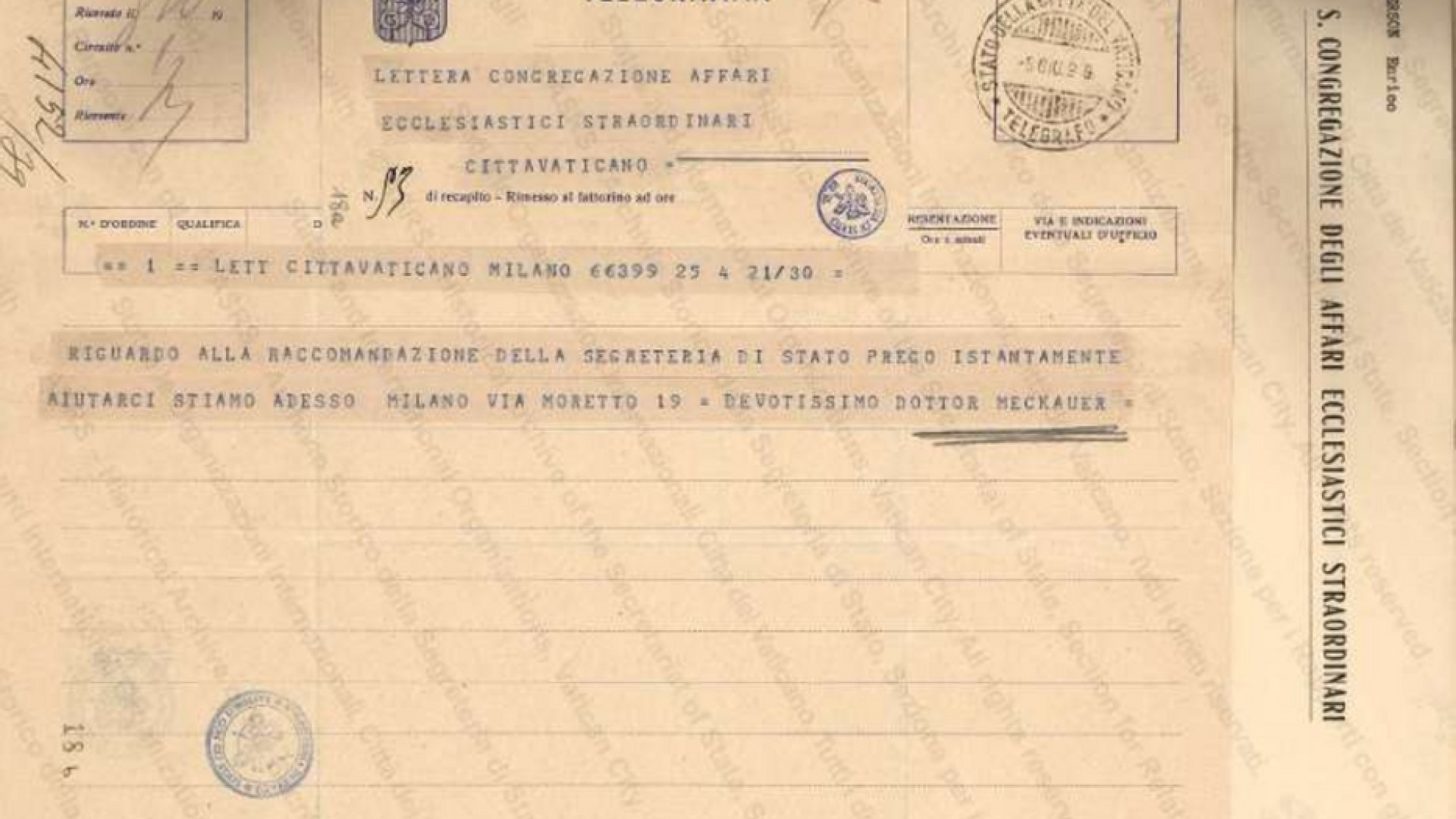Immagine di Il Vaticano pubblica online le lettere degli ebrei a Pio XII