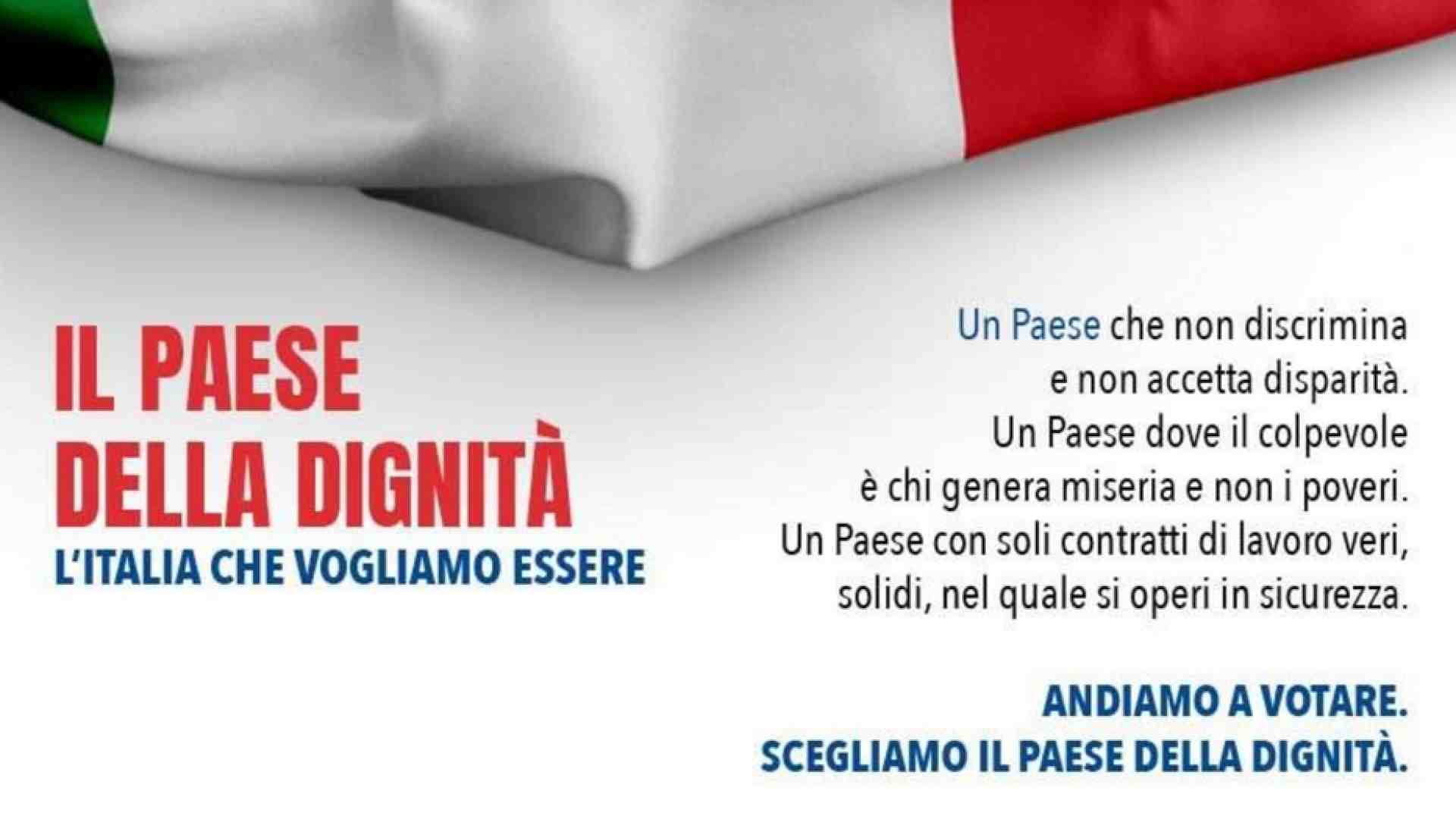 Immagine di L’appello al voto delle Acli: «L’Italia sia il Paese della dignità»