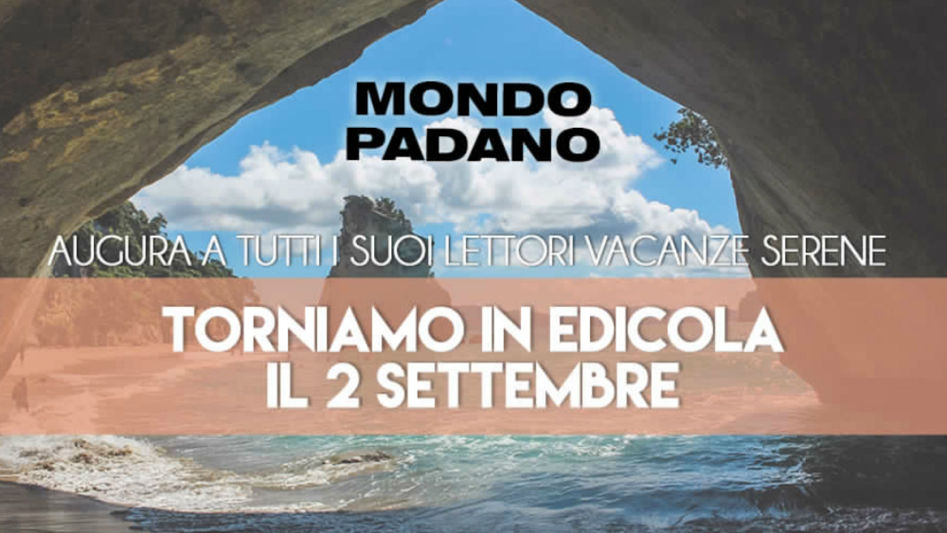 Immagine di Mondo Padano vi augura delle ferie serene!
