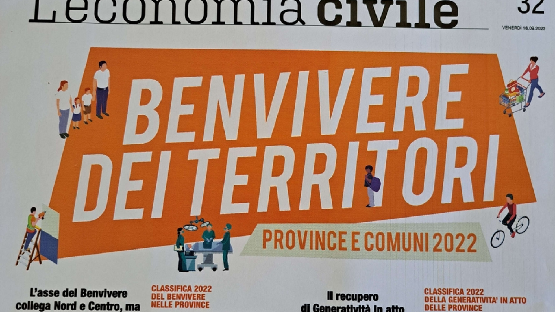 Immagine di Rapporto sul BenVivere delle province e dei comuni italiani 2022