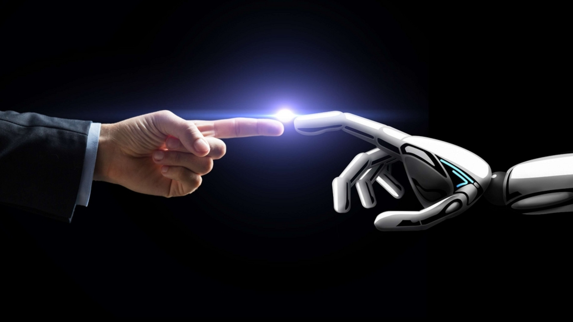Immagine di La Creazione di Adamo di Michelangelo piegata all'Intelligenza Artificiale
