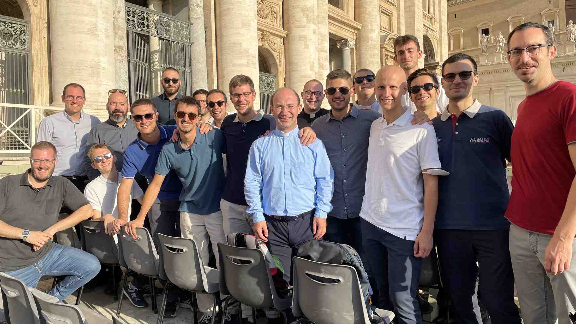 Immagine di Il pellegrinaggio a Roma dei seminaristi di teologia