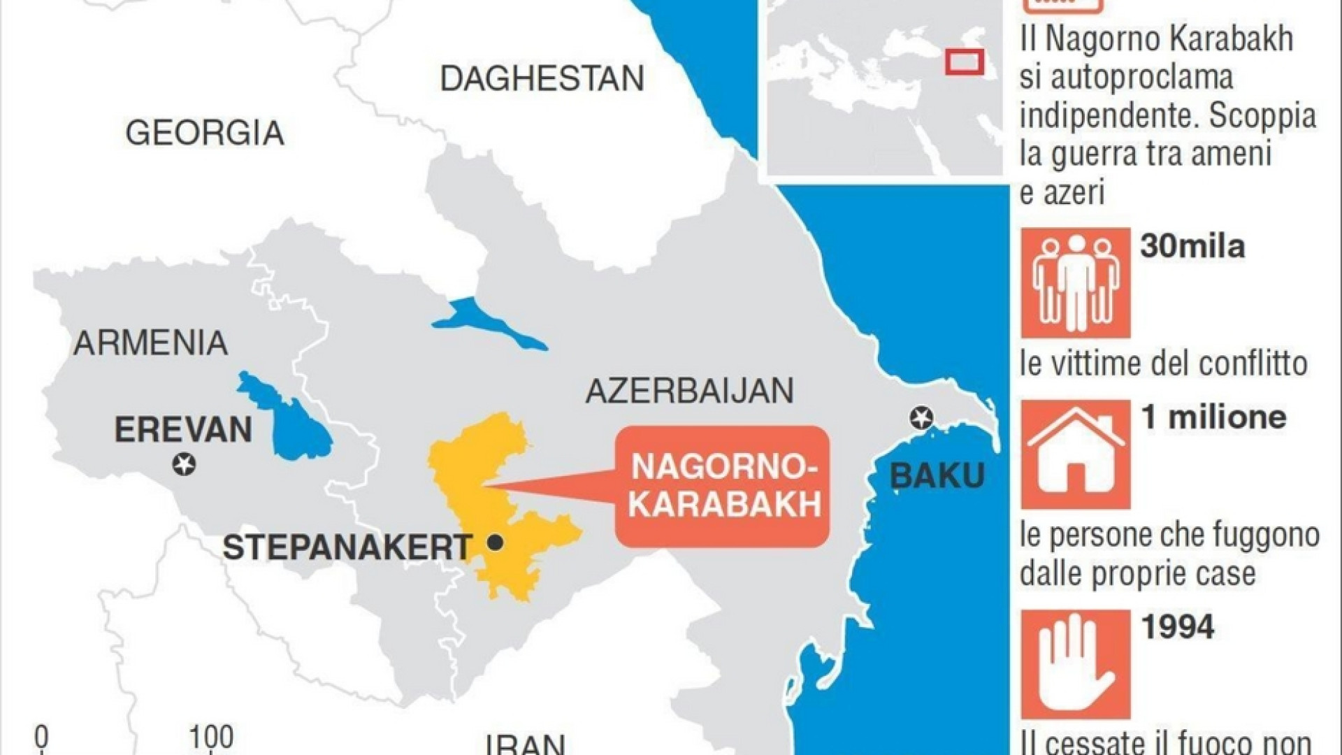 Immagine di L'Armenia accusa gli azeri di «crimini di guerra»