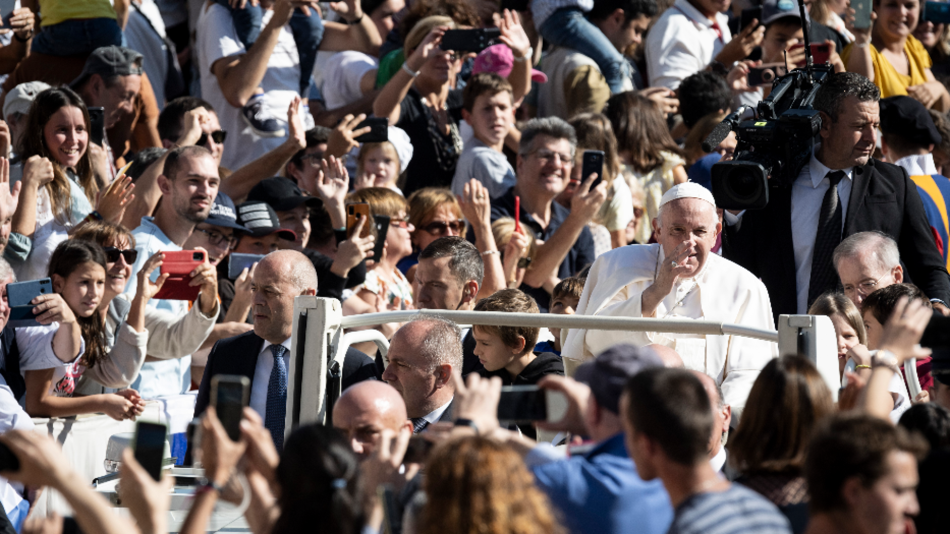 Immagine di Papa Francesco a Cl: non dimenticatevi mai di quella prima Galilea della chiamata