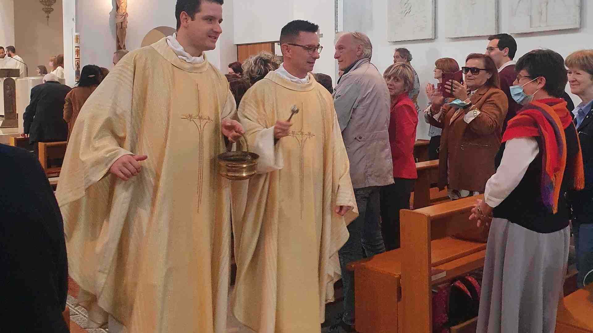Immagine di L'ingresso dei nuovi parroci, don Spada e don Battistin