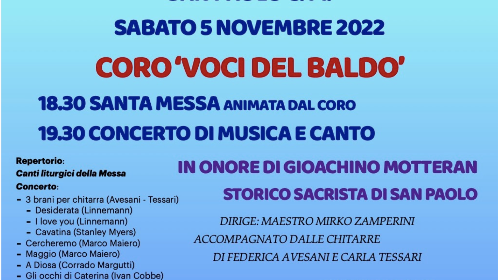 Immagine di S. Paolo C.M. In onore di Gioachino Motteran
