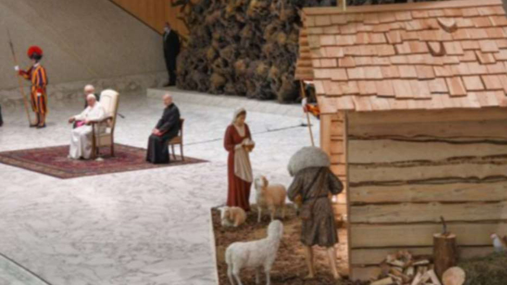 Immagine di Viene dalla Carnia il presepe di piazza San Pietro