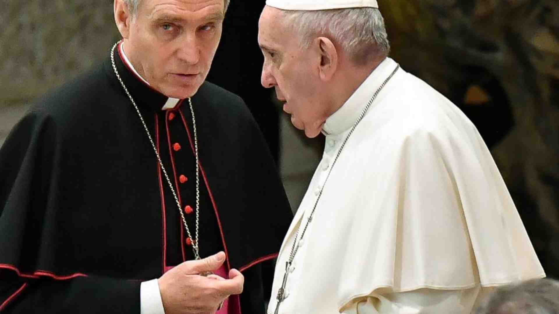 Immagine di Papa Francesco incontra monsignor Georg Gänswein